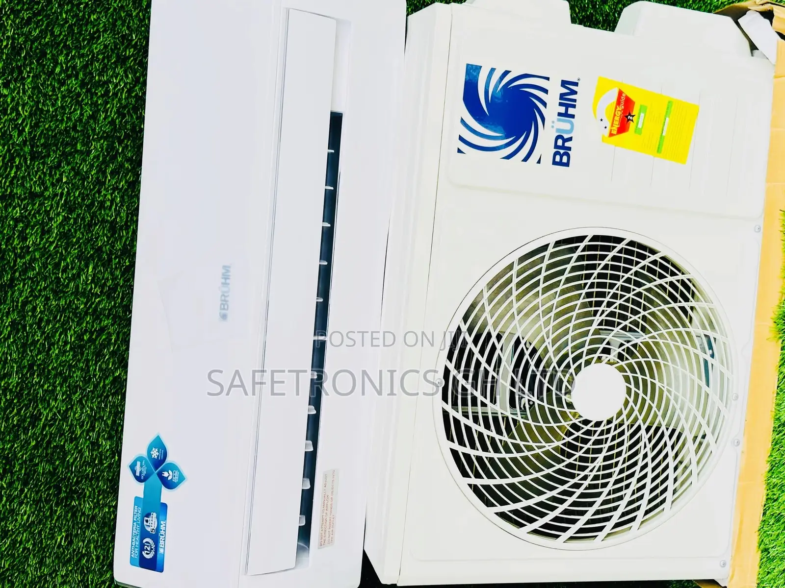 Bruhm 2.0hp Split AC BAS-18ICSW – R410 GAS