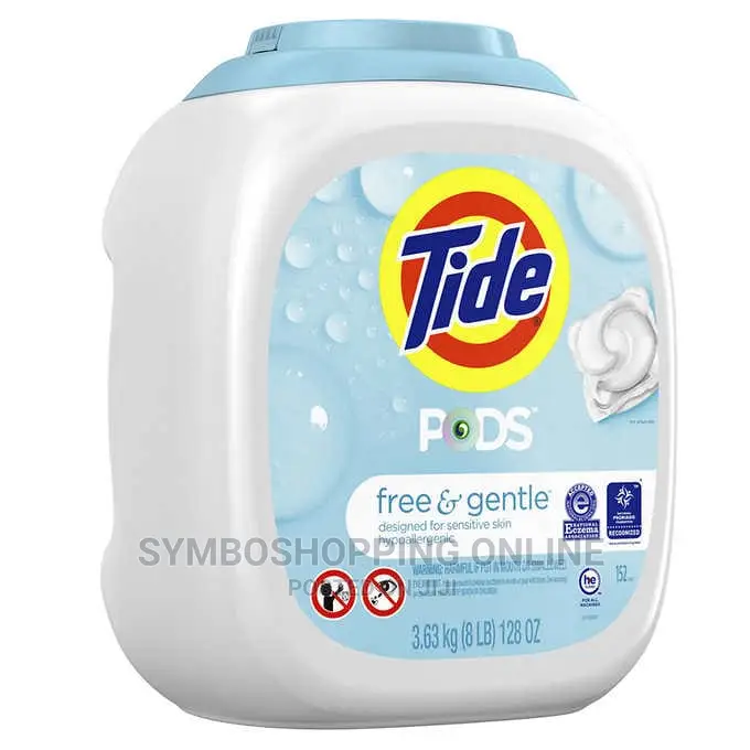 Tide Pods (152pods)Free And Gentle _ For Sensitive Skin