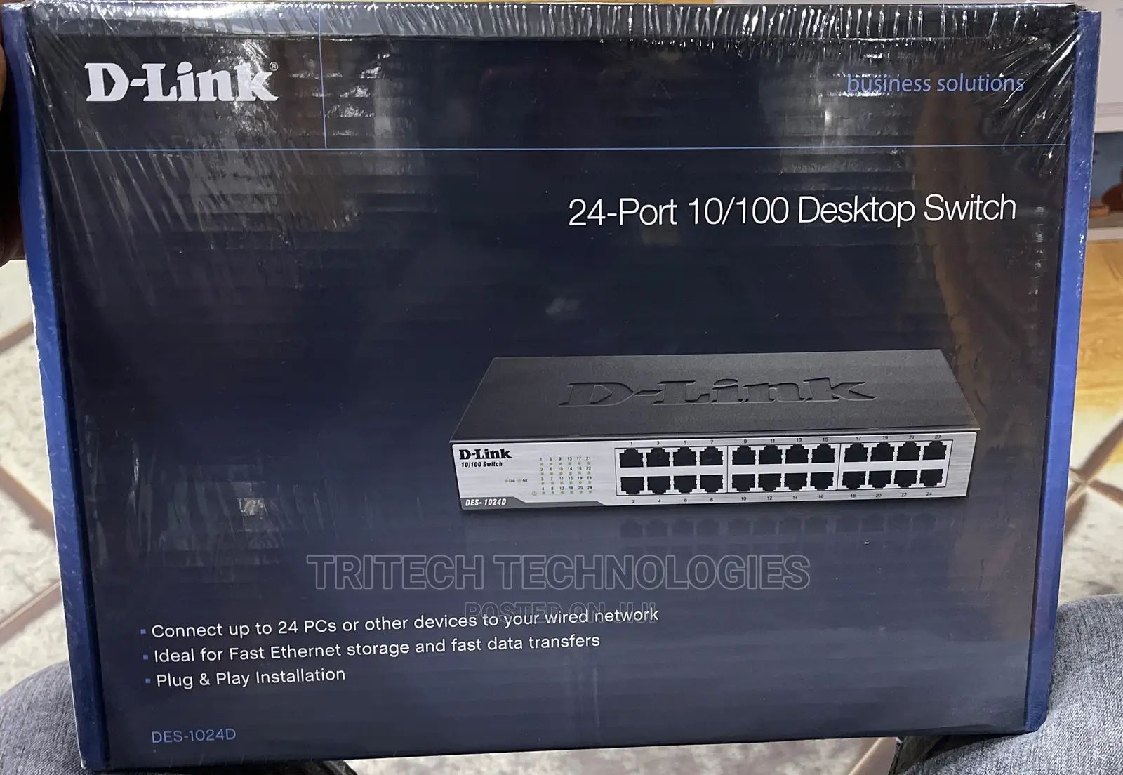 D-Link 24-Port 10/100 Desktop Switch