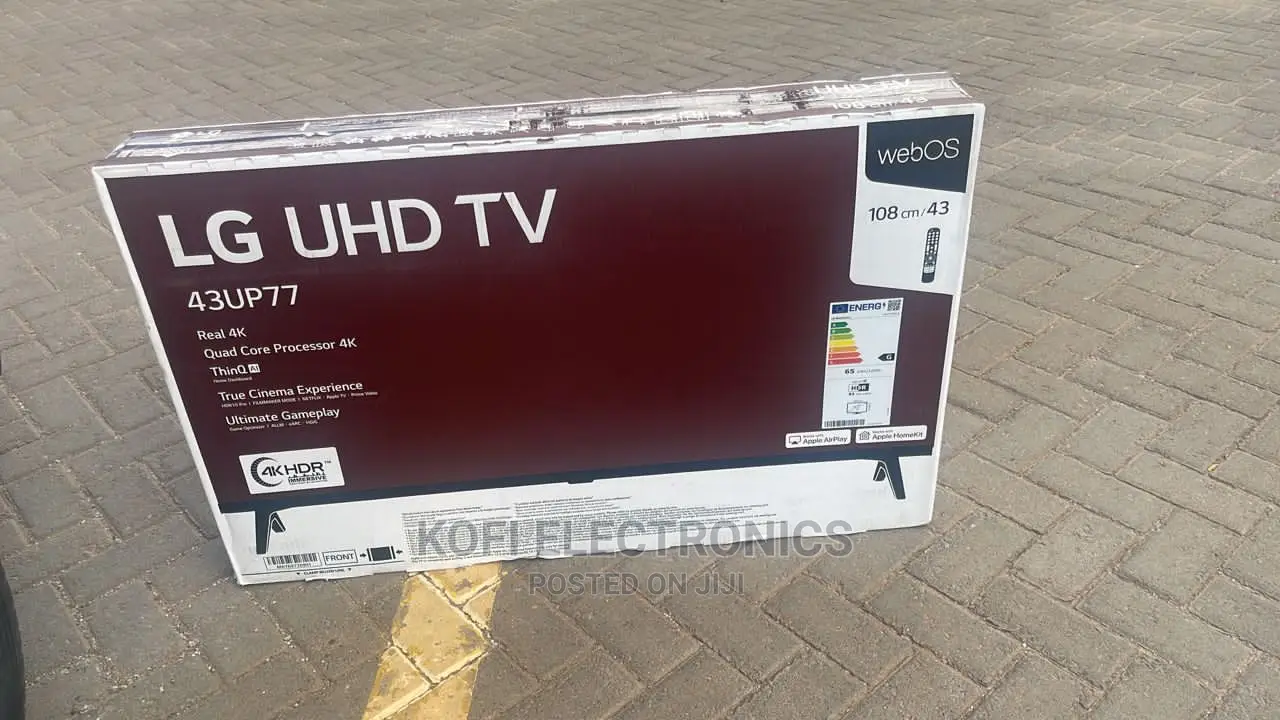 Apple TV App LG 43” Ultra HD Smart TV Come W/Magic Remote