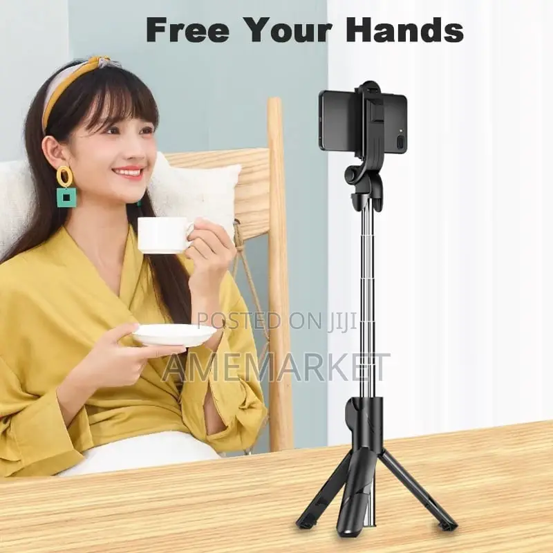 Quality Selfie Stick Bluetooth Remote. Phone Mini Gimbal