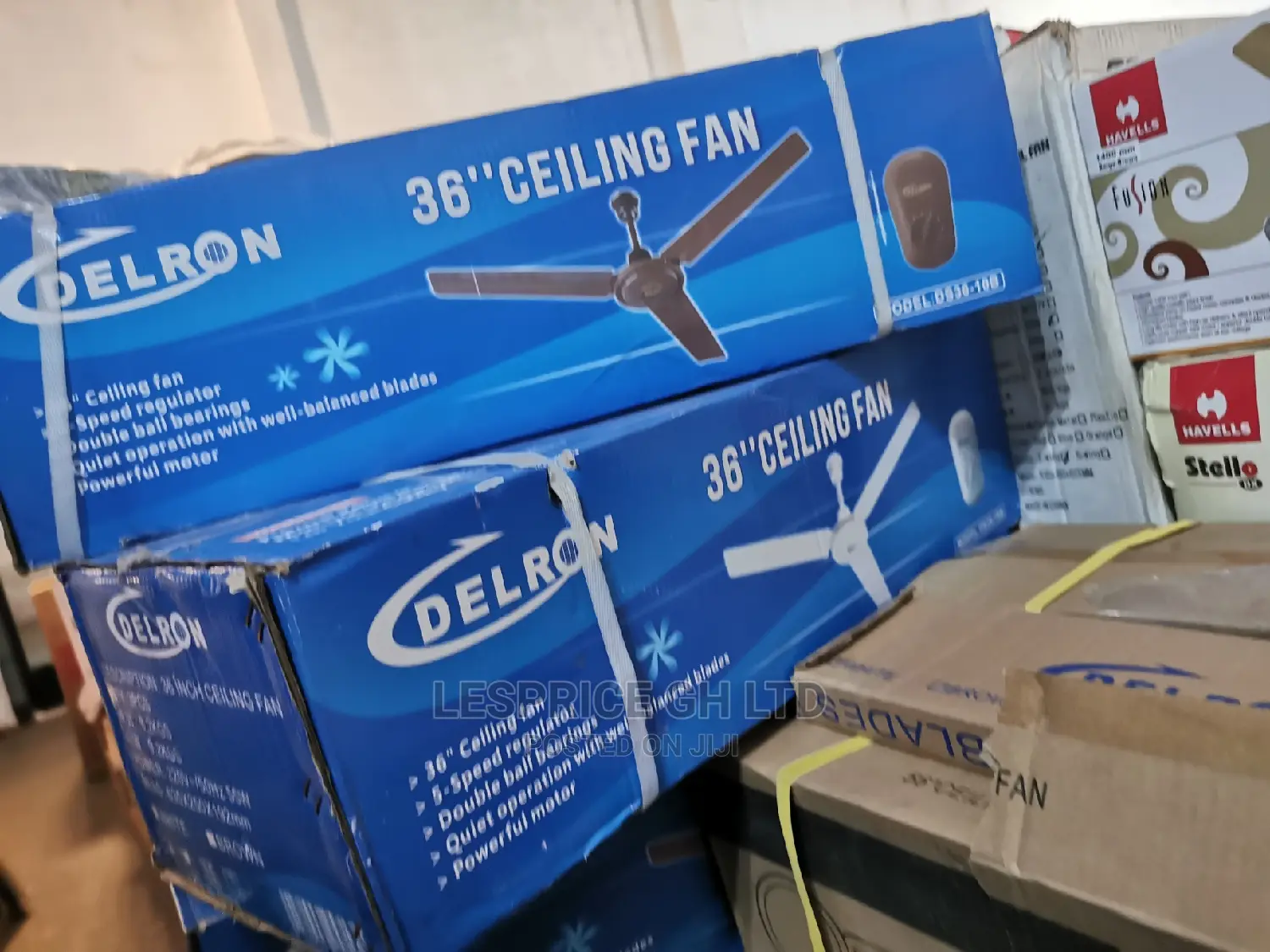 Latest Delron Ceiling Fan 36 "