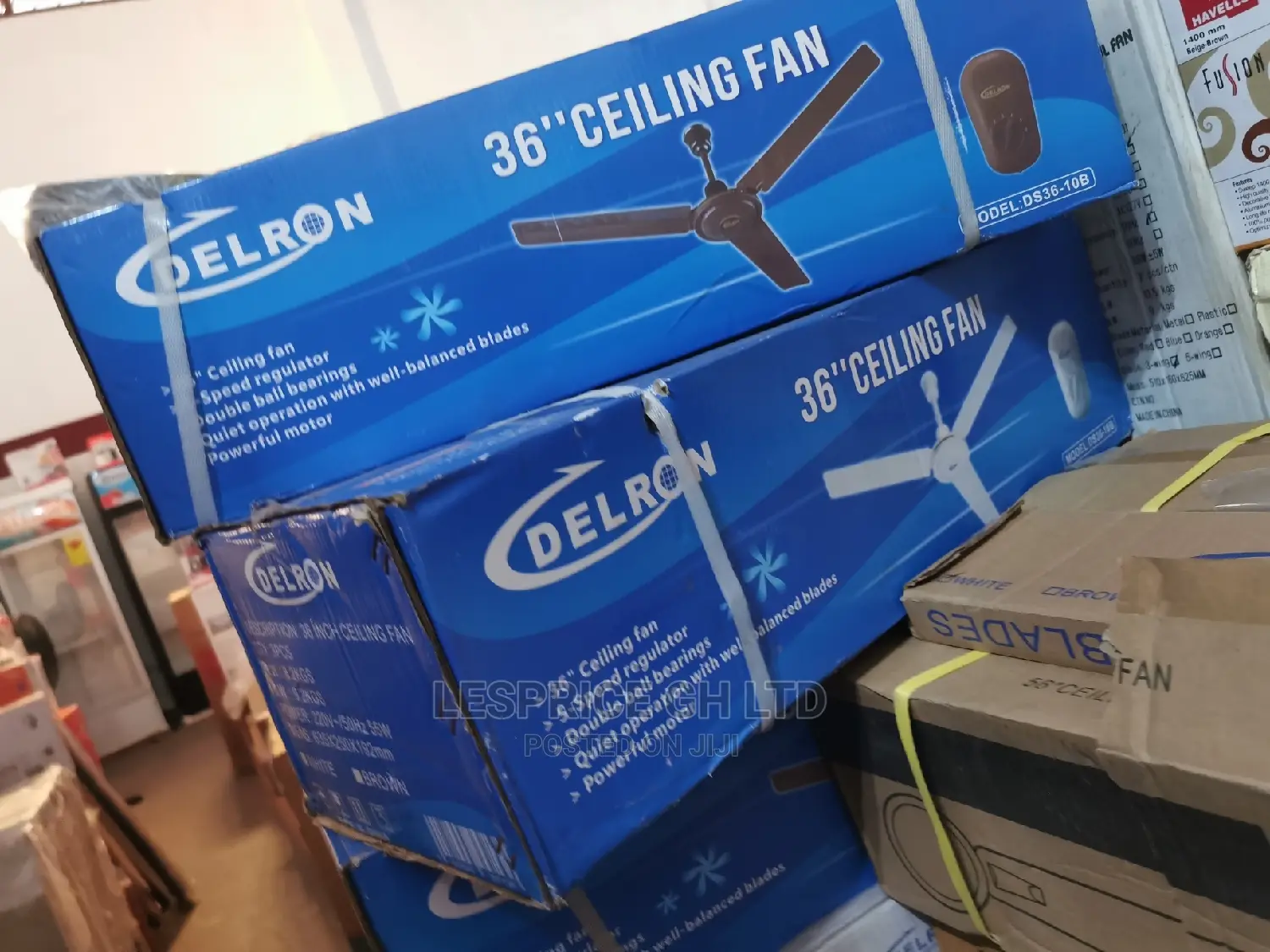 Presentable Delron Ceiling Fan 36 "