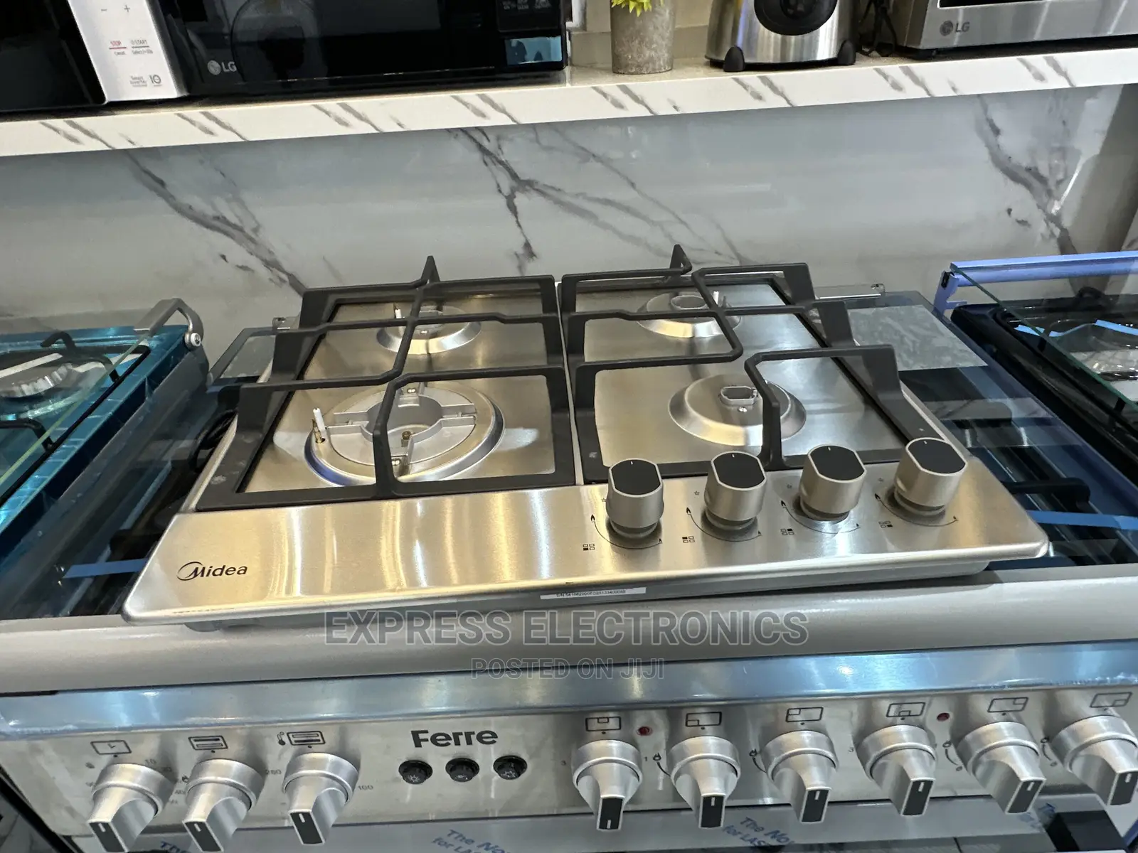 Fast and Easy to Use Gas Cooker Midea 60G40ME 4b Hob