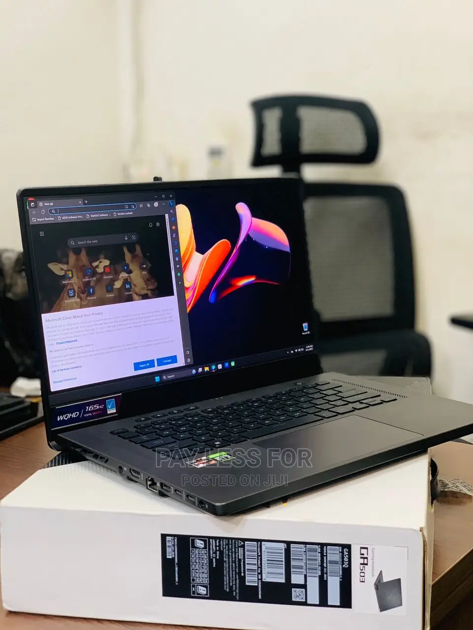 New Laptop Asus ROG Zephyrus G15 GA503QR 16GB AMD Ryzen 9 SSD 1T