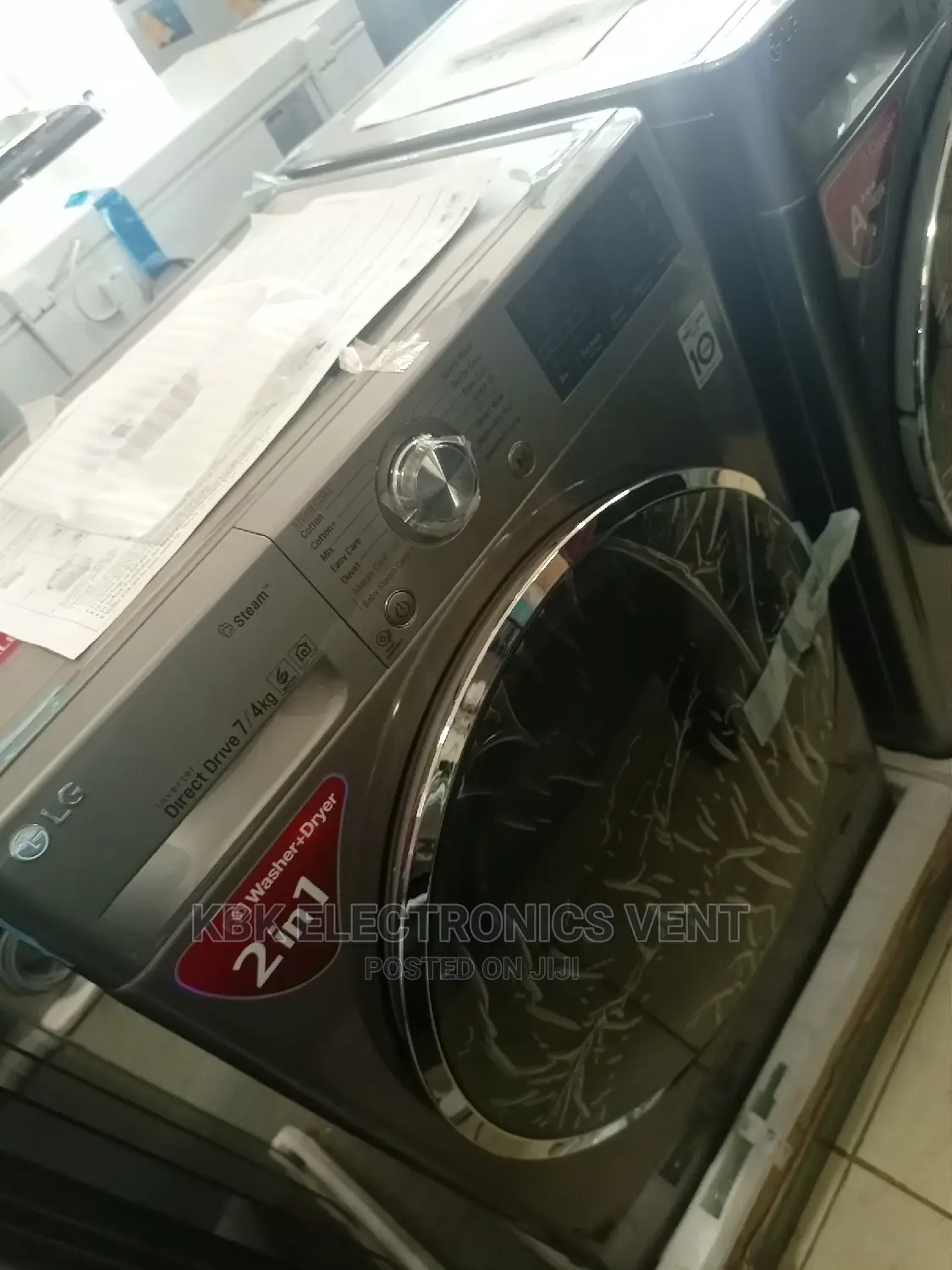 Lg 7kg+4kg(Wash/Dryer) Front Load Washing Machine