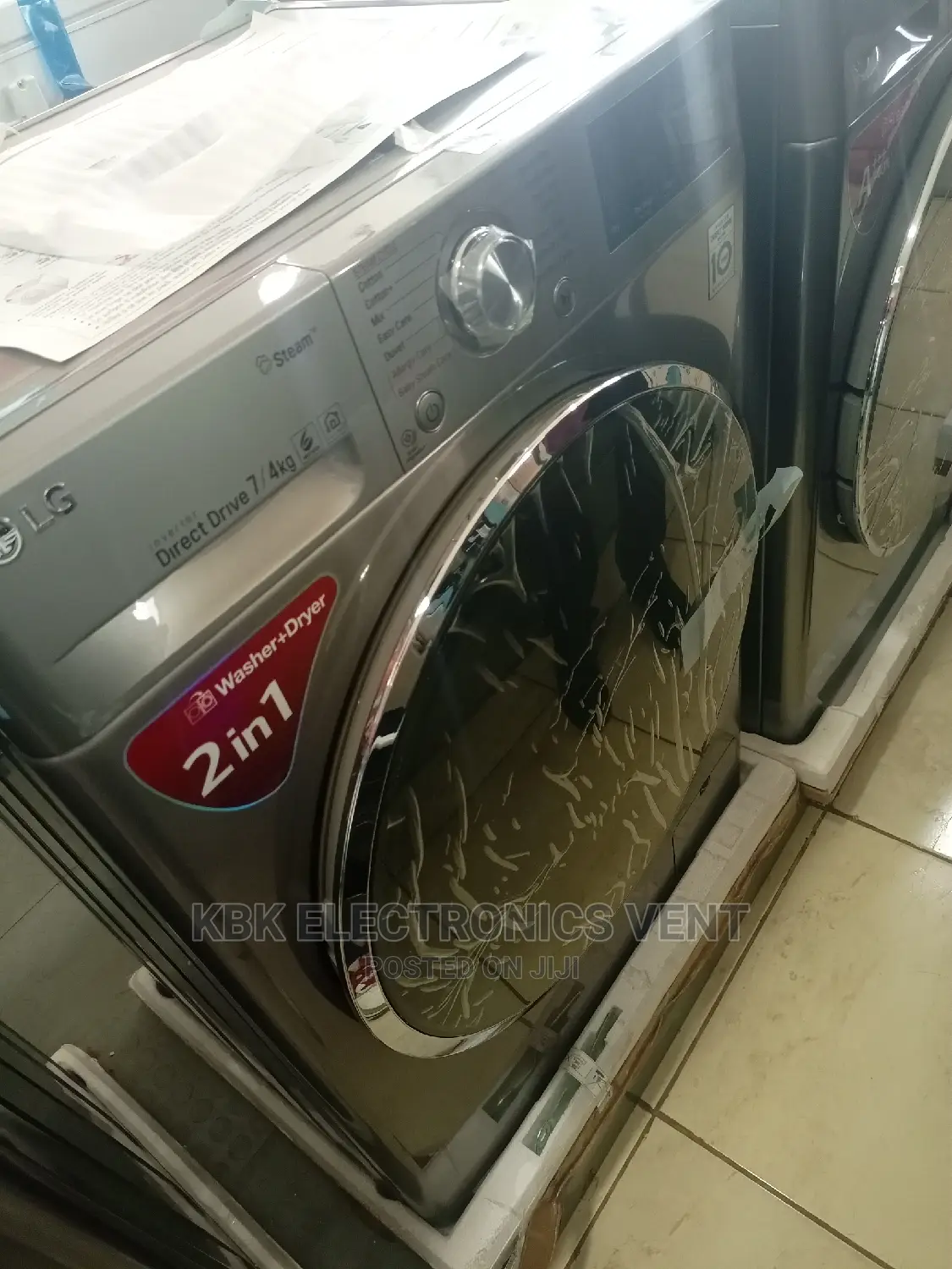 Lg 7kg+4kg(Wash/Dryer) Front Load Washing Machine