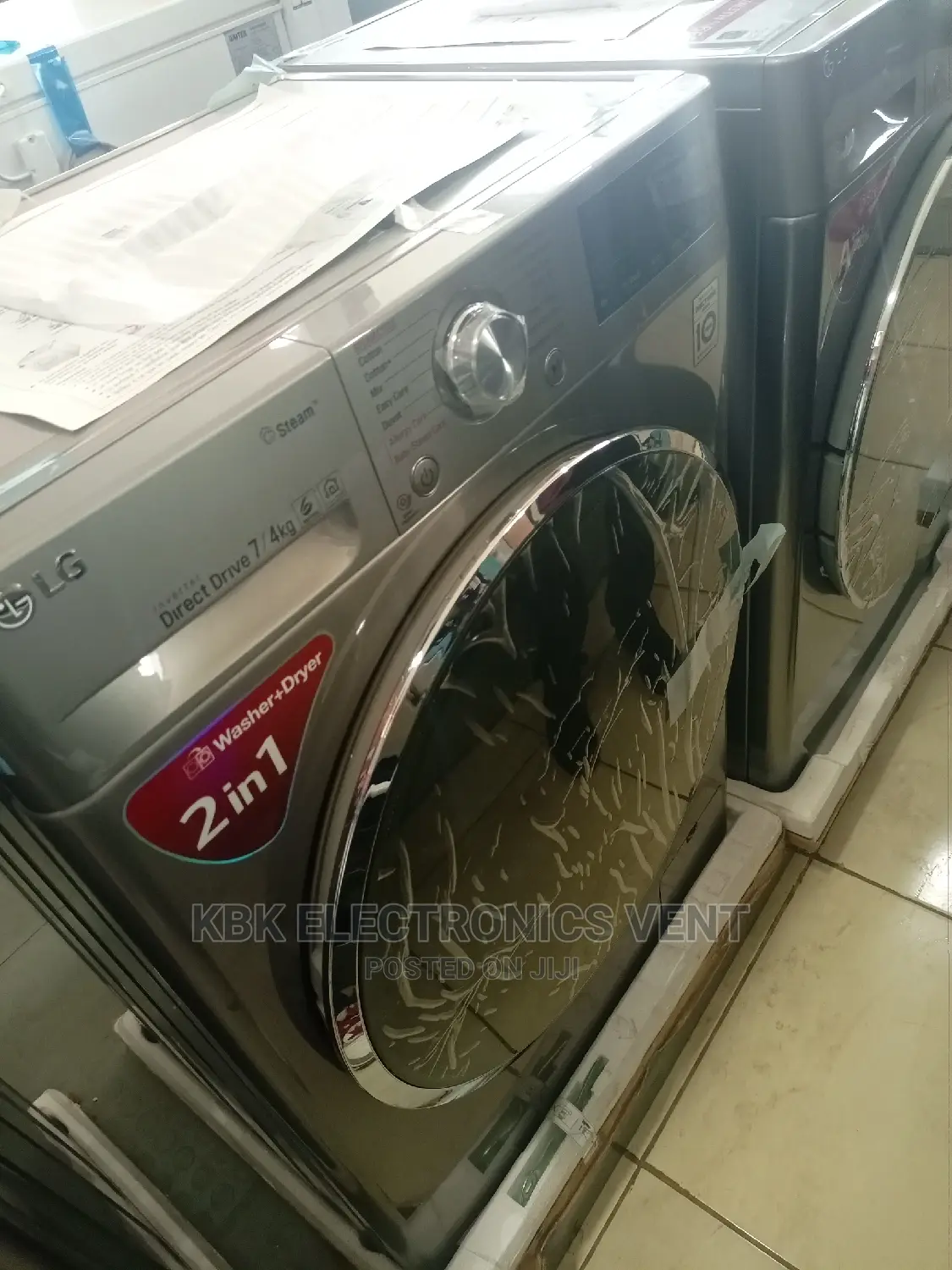 Lg 7kg+4kg(Wash/Dryer) Front Load Washing Machine