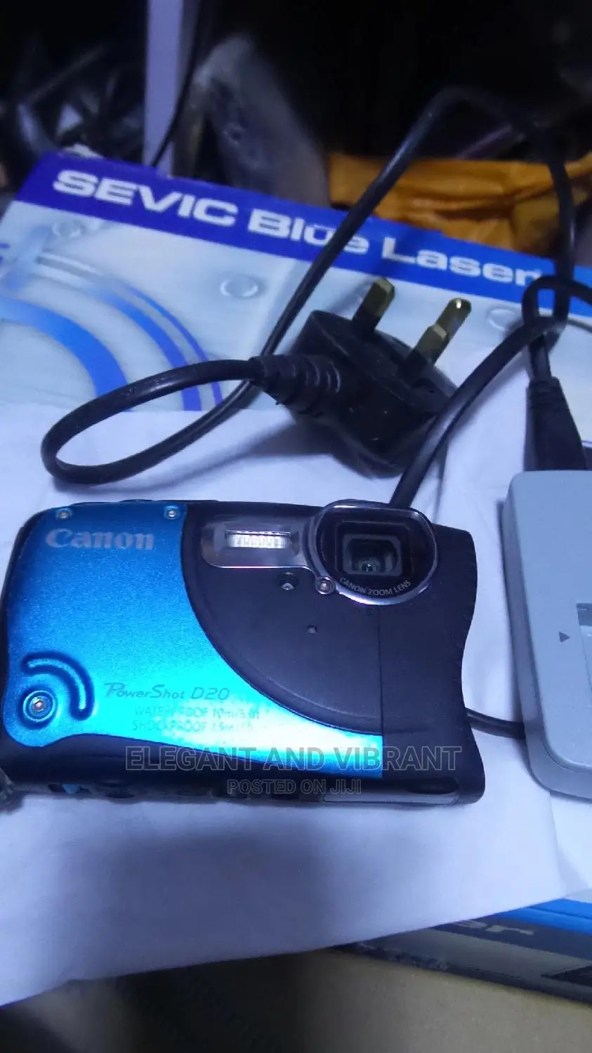A Little Used Canon Waterproof Camera in Used Condition.