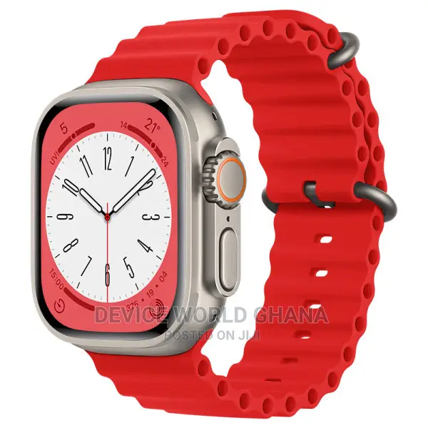 Ocean Silicone Strap for Apple Watch Series 1-9(All Sizes)