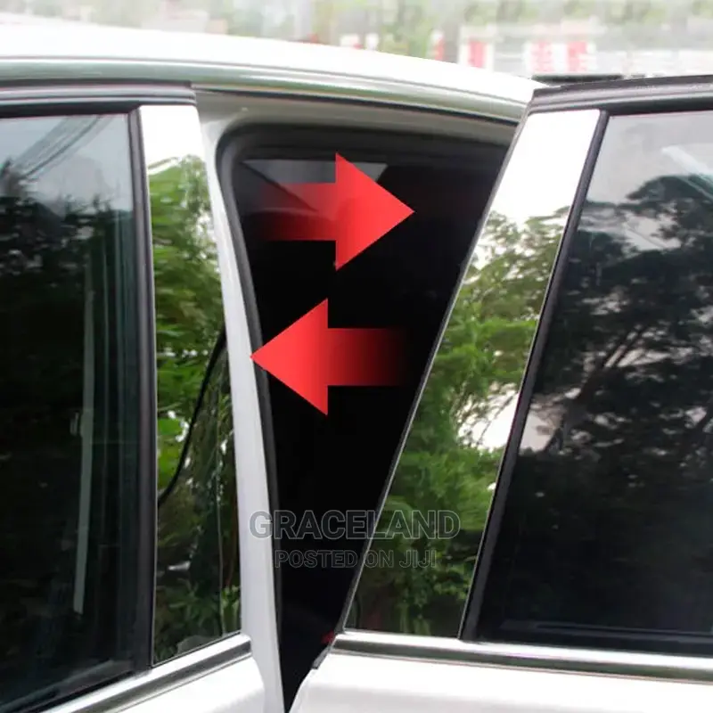 4 Set of Silver Mirrors for All Car Window Center Anti