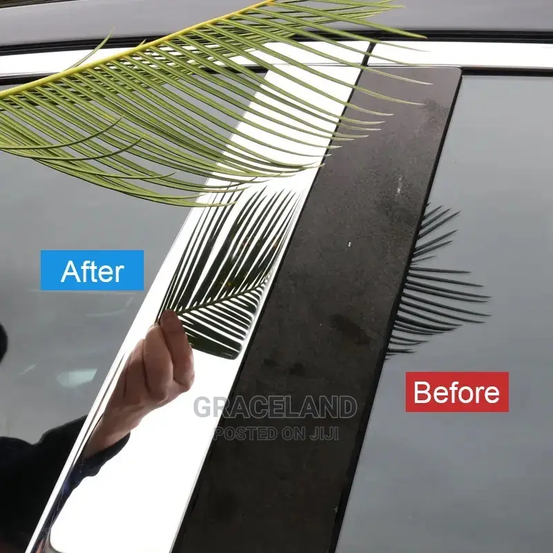 4 Set of Silver Mirrors for All Car Window Center Anti