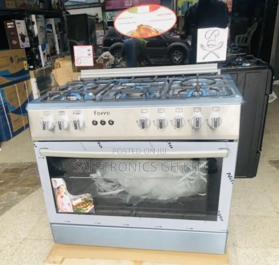 Ferre 5 Gas Burner Oven With Grill 60x90