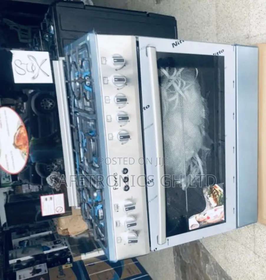 New Ferre 4 Gas 1 Electric Burner Cooker 60x90