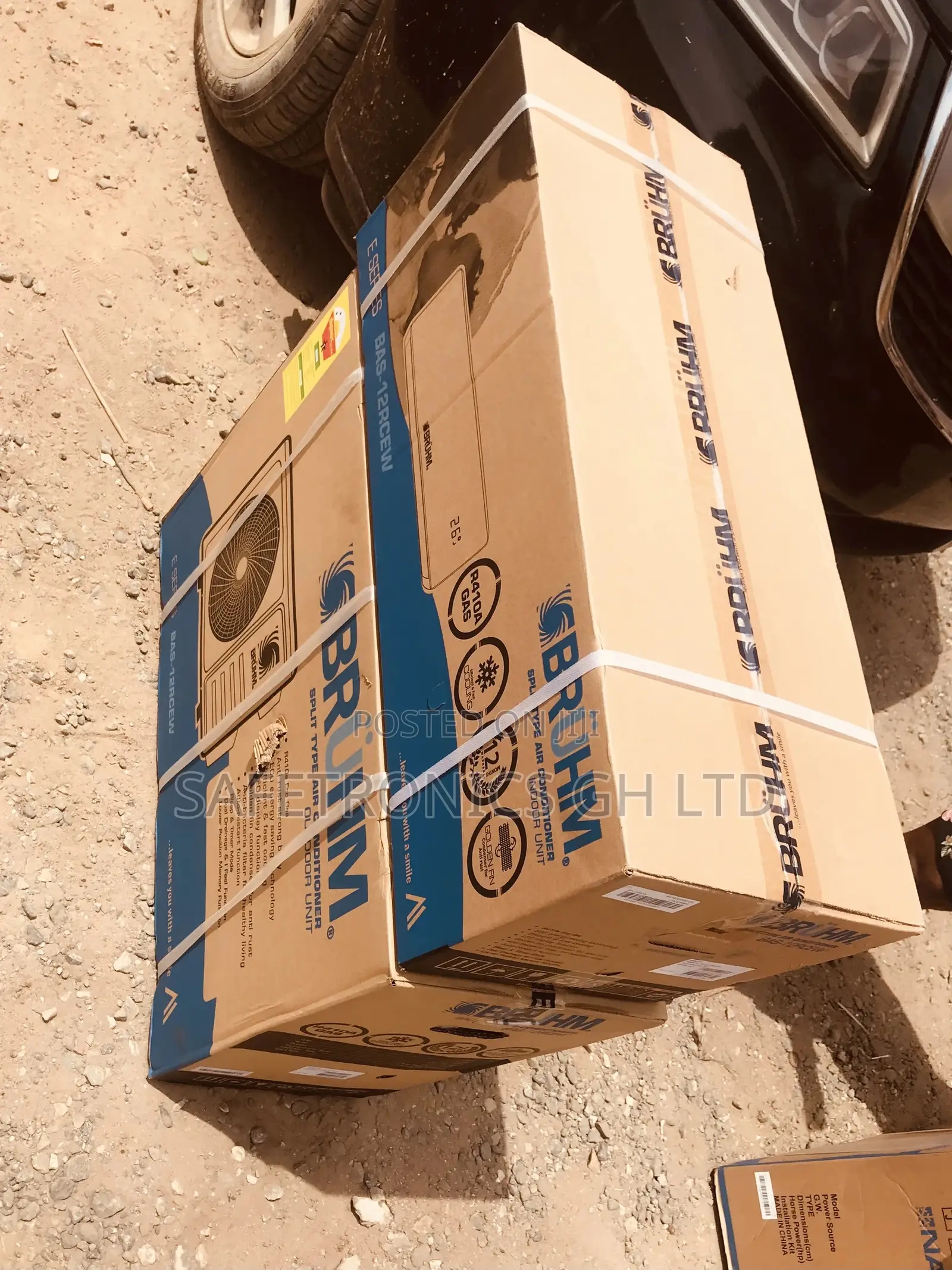Bruhm 1.5hp Split AC BAS-12ICXW – R410 GAS
