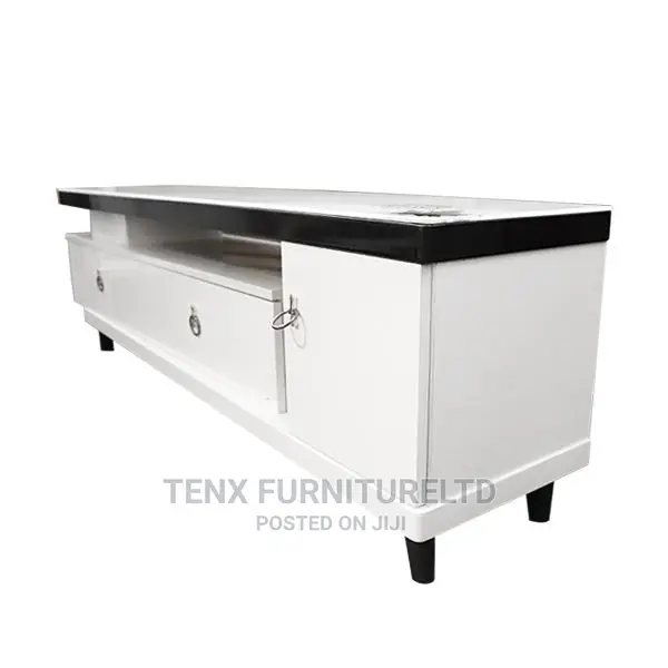 TV STAND (Extensible + Ring Handles) Wooden Legs