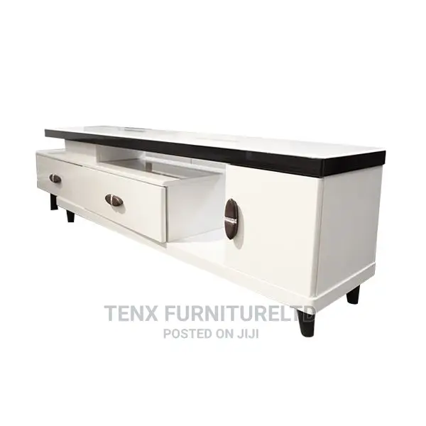 TV STAND With Compartment and 2 Drawers for Storage