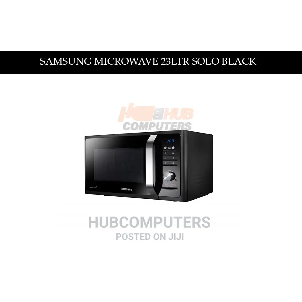 Samsung Microwave 23ltr Solo Black Ms23f301tak