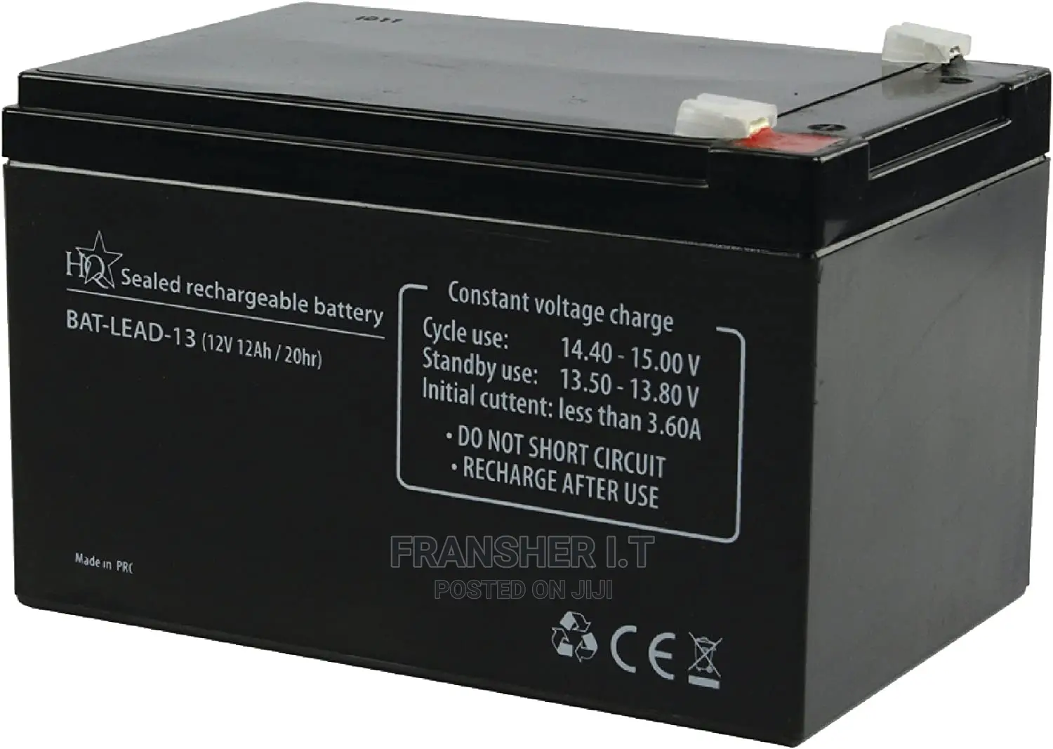 Sealead Sl 12v-12ah Lead-Acid Battery 20hr