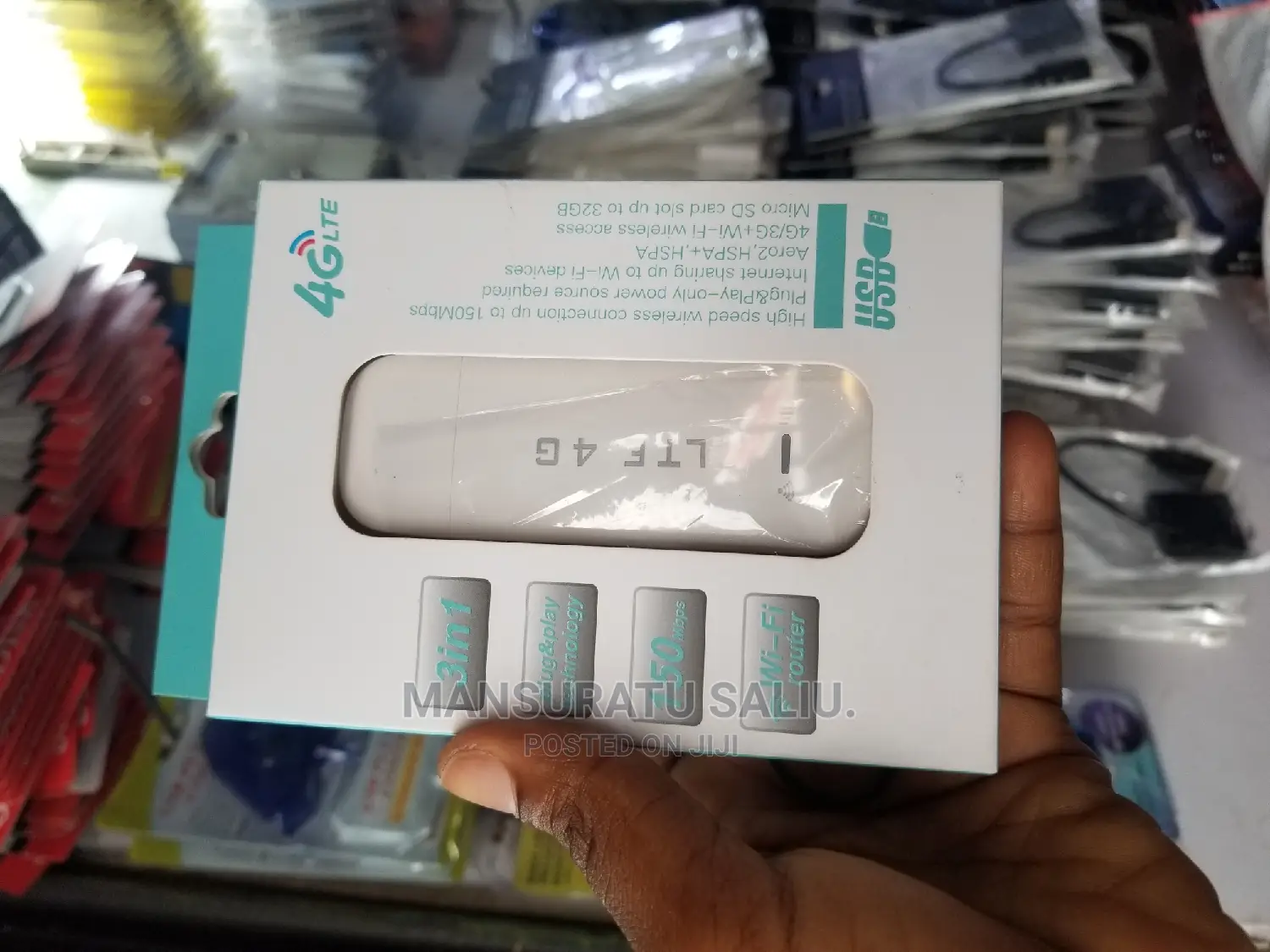 Universal 4g Wifi Router Modem 3in1