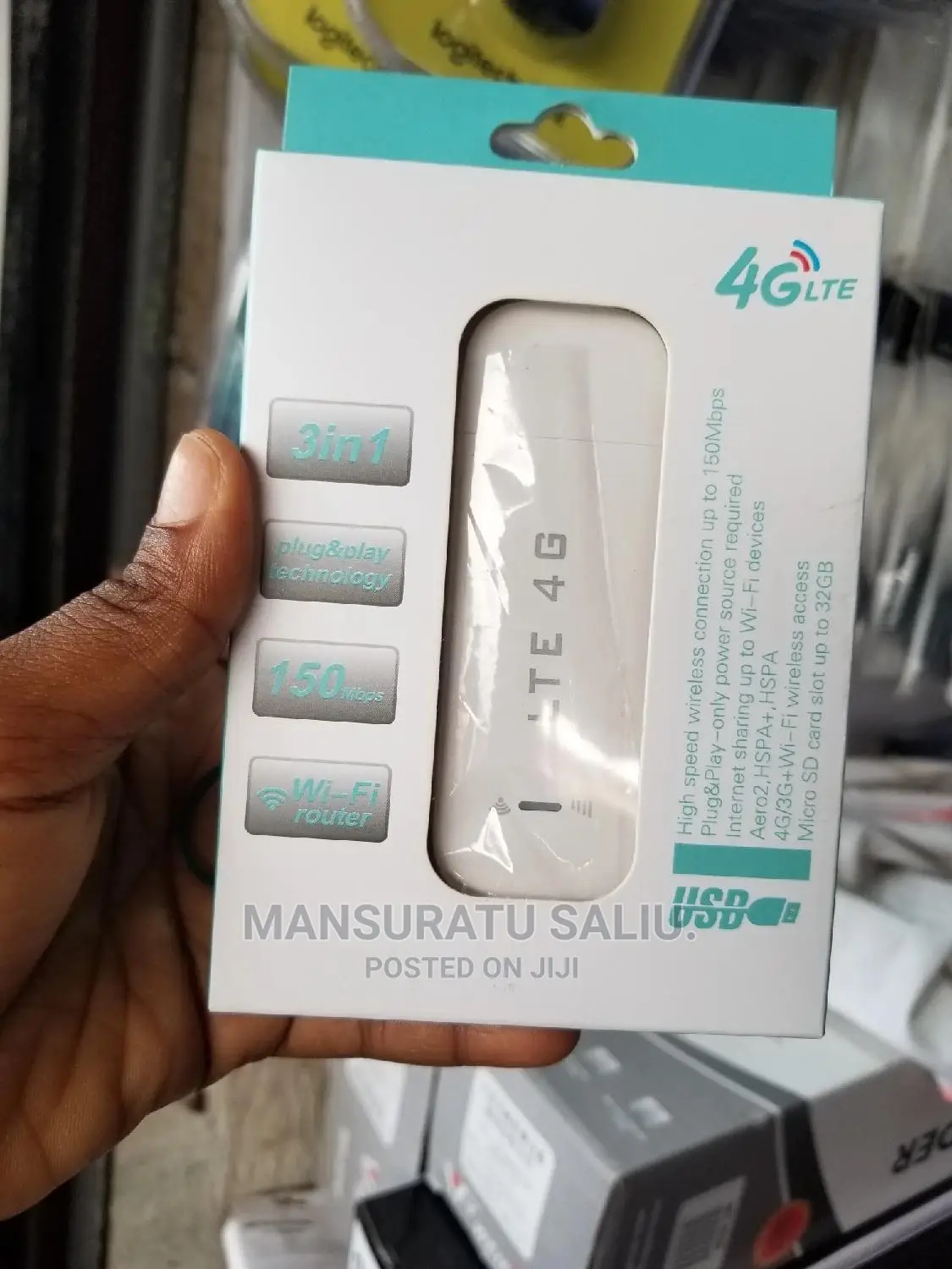 Universal 4g Wifi Router Modem 3in1