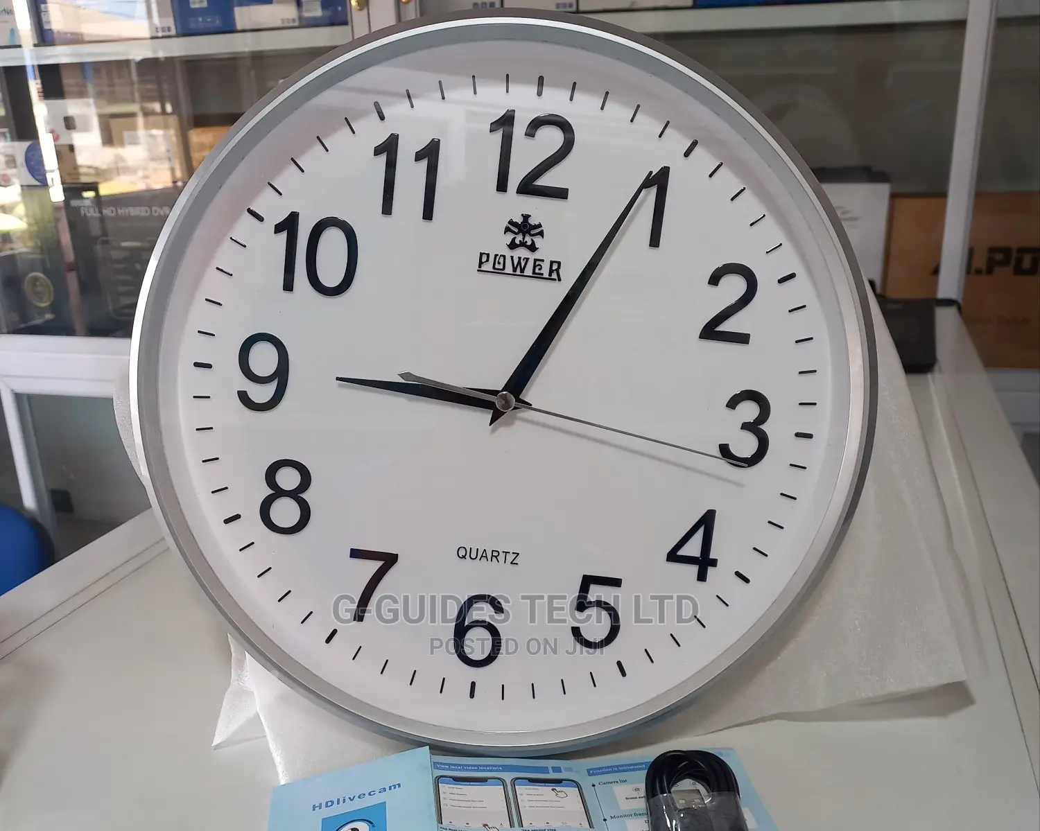 Wall Clock Wireless Wifi Hidden Camera Full Hd 1080p