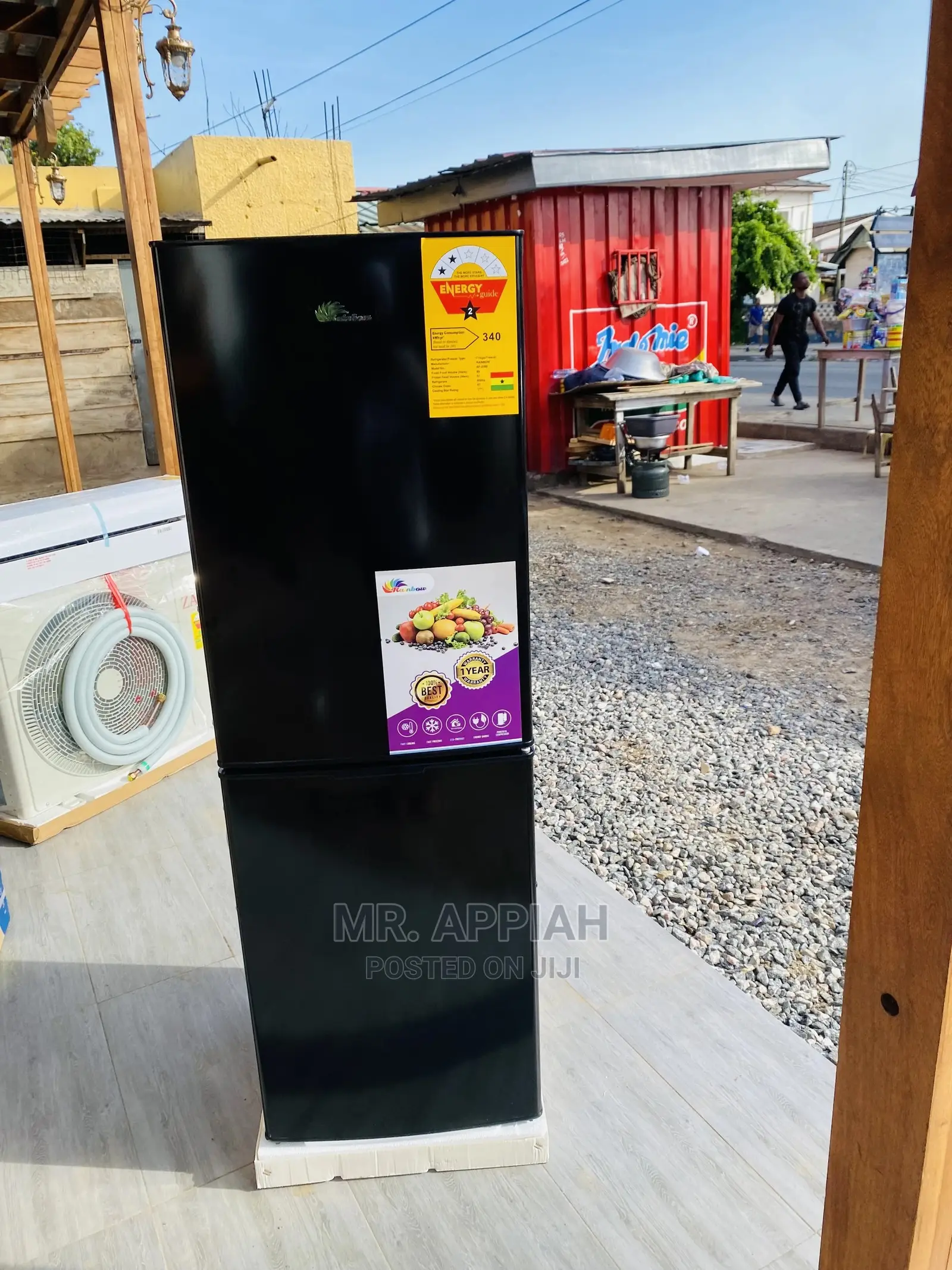 Fast Rainbow Double Door Refrigerator on Sale(RF-200b) 