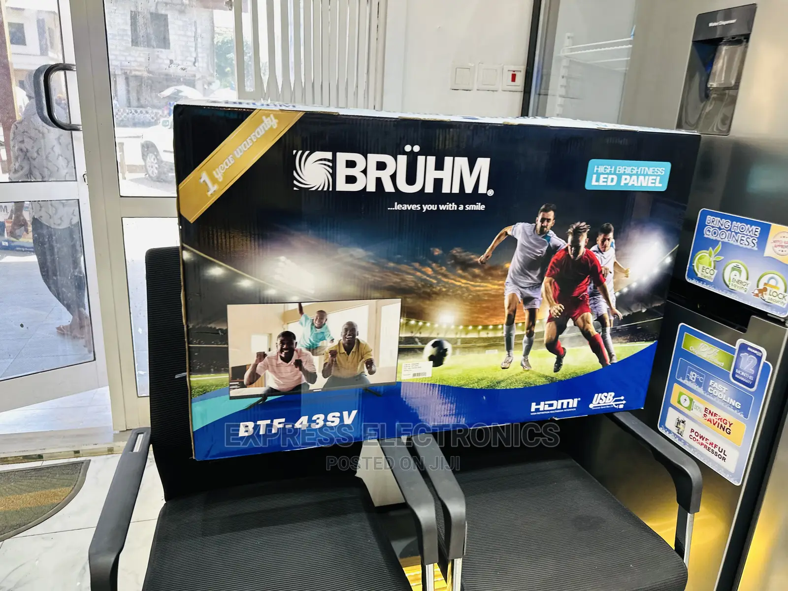 Authentic Sleek Smart 43”FHD Tv Bruhm
