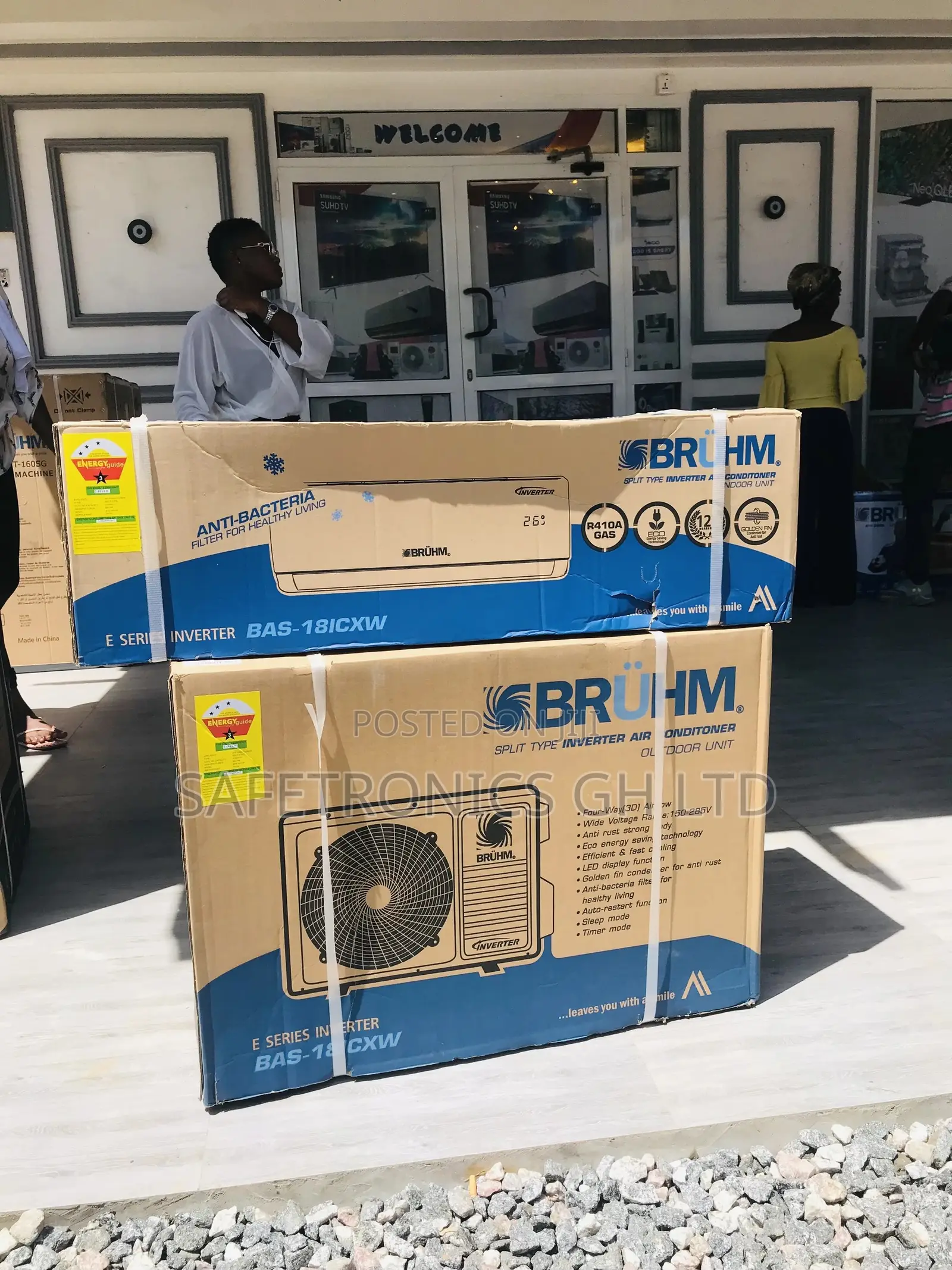 Brand New Bruhm Air Conditioner 2.0 Fast Cooling Inverter
