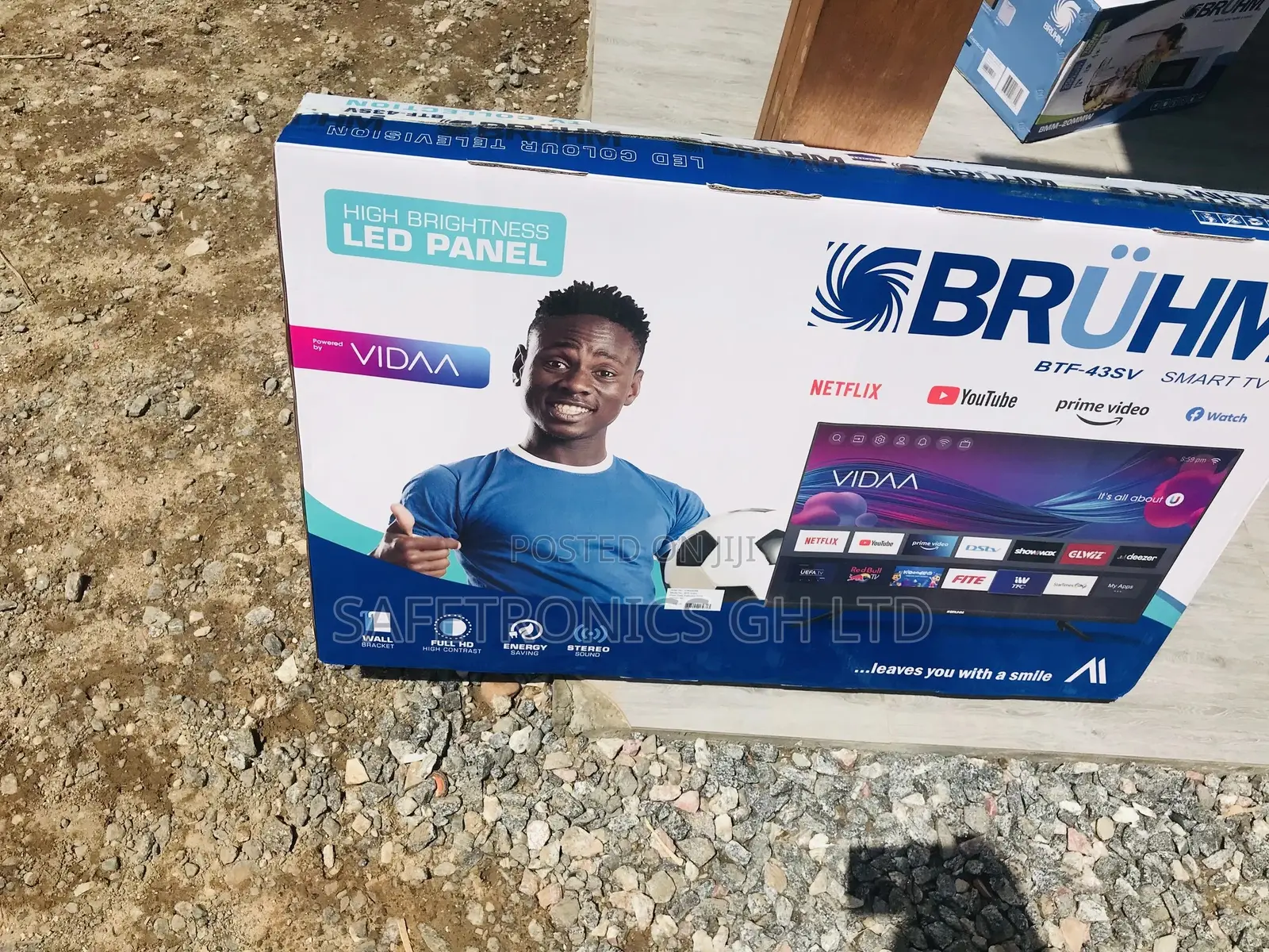 Great Bruhm 43′′ FULL HD Smart LED TV [ BTF-43SV]
