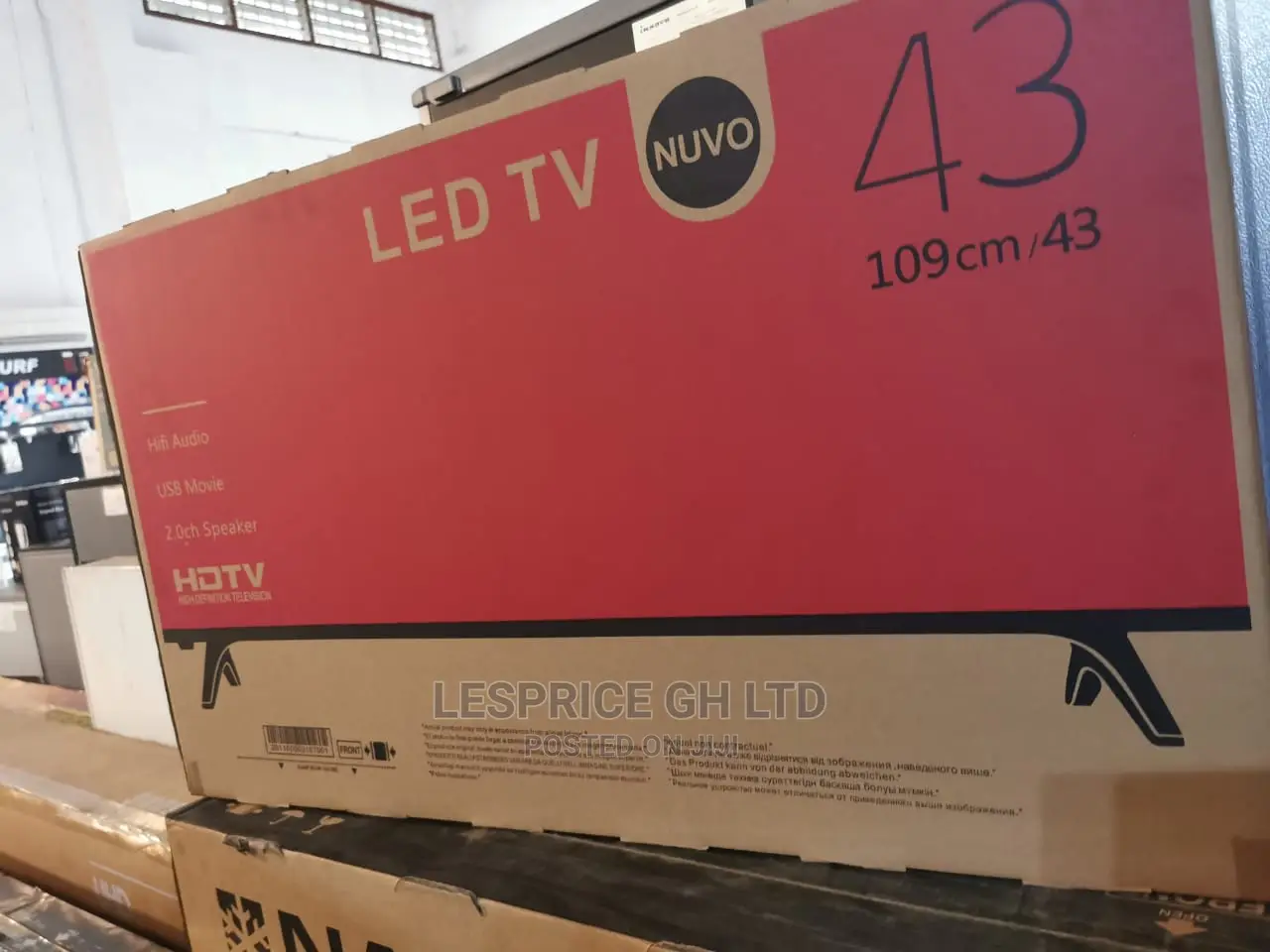 Tear Rubber Nuvo Smart TV 43