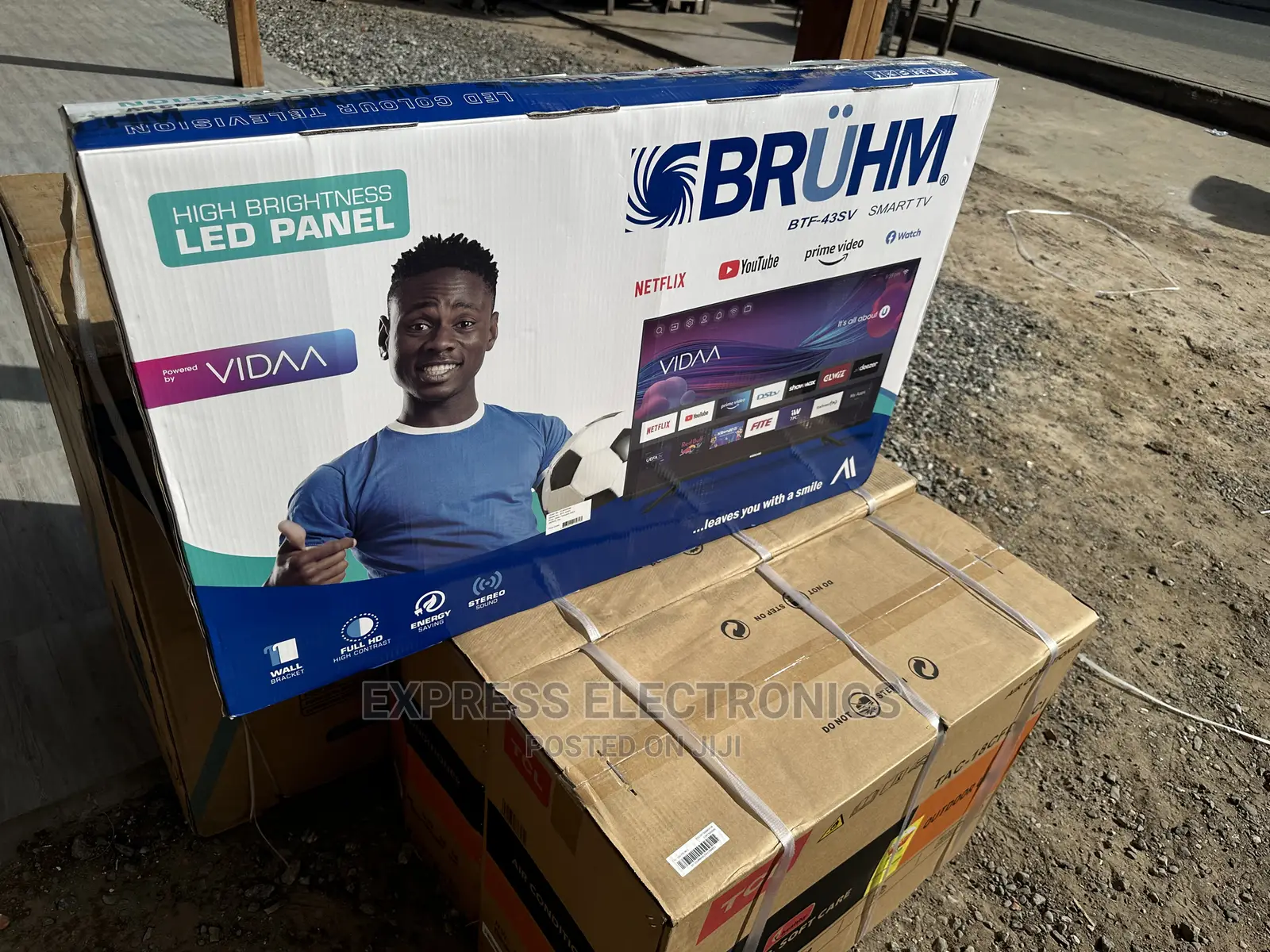 Long Lasting Bruhm 43”Smart FHD Tv