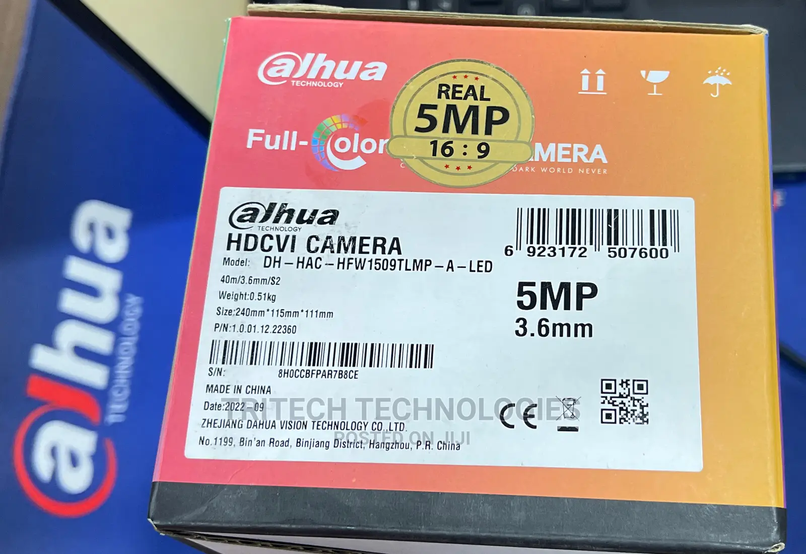 Dahua 5mp Full Color Dh-Hac-Hfw1509tlmp-a-Led With Sound