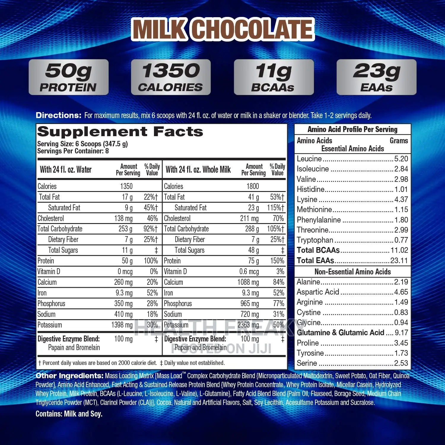 Mass Gainer | UP YOUR MASS Muscle Builder Weight Gainer 6lb