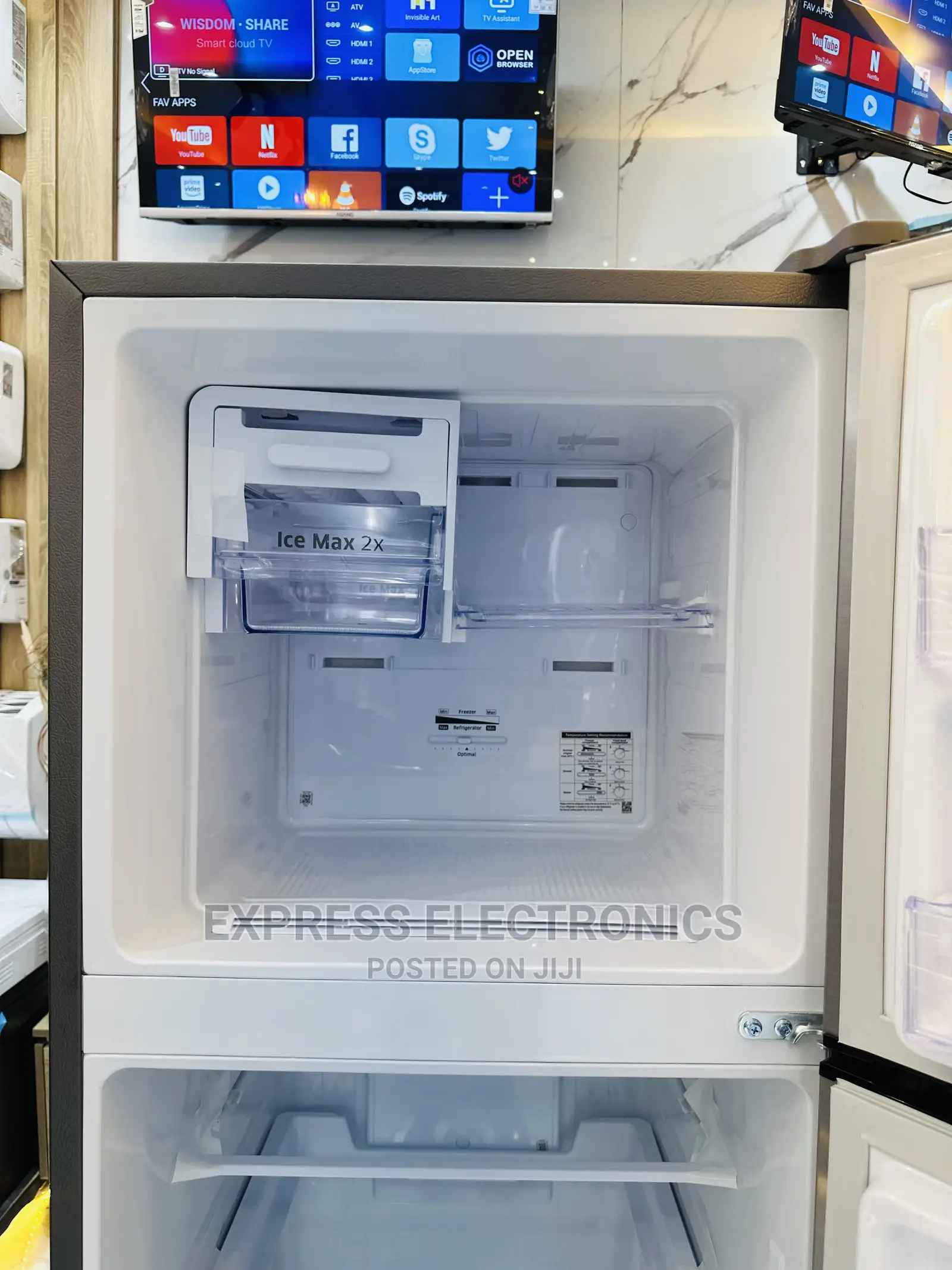 Long Lasting Double Door Fridge Rt31 310L Samsung