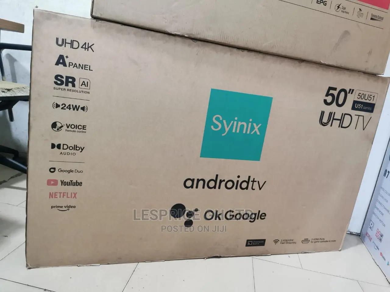 Requisite Syinix 50 Smart Android UHD Tv