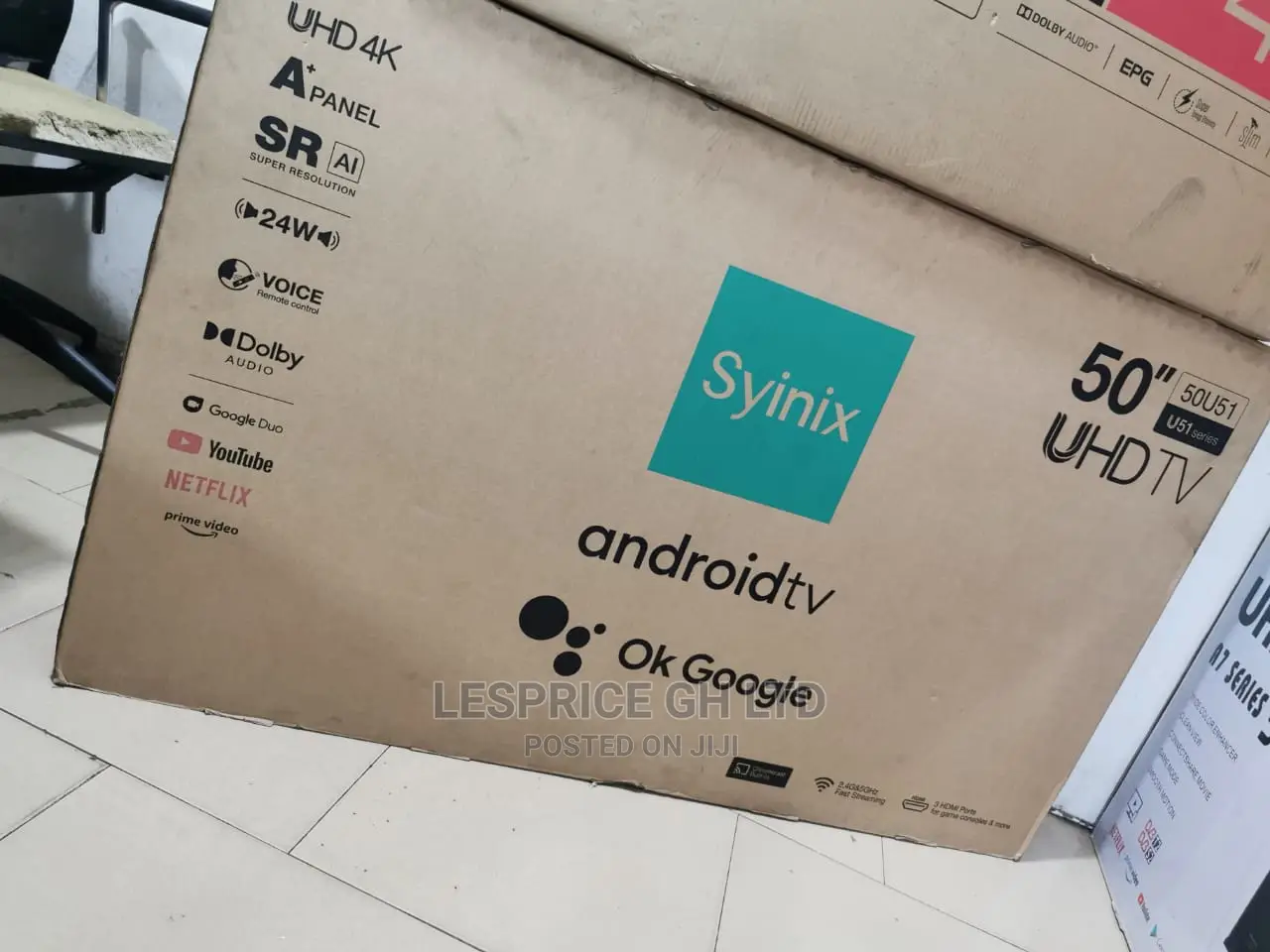 Fascinating Syinix 50 Smart Android UHD Tv