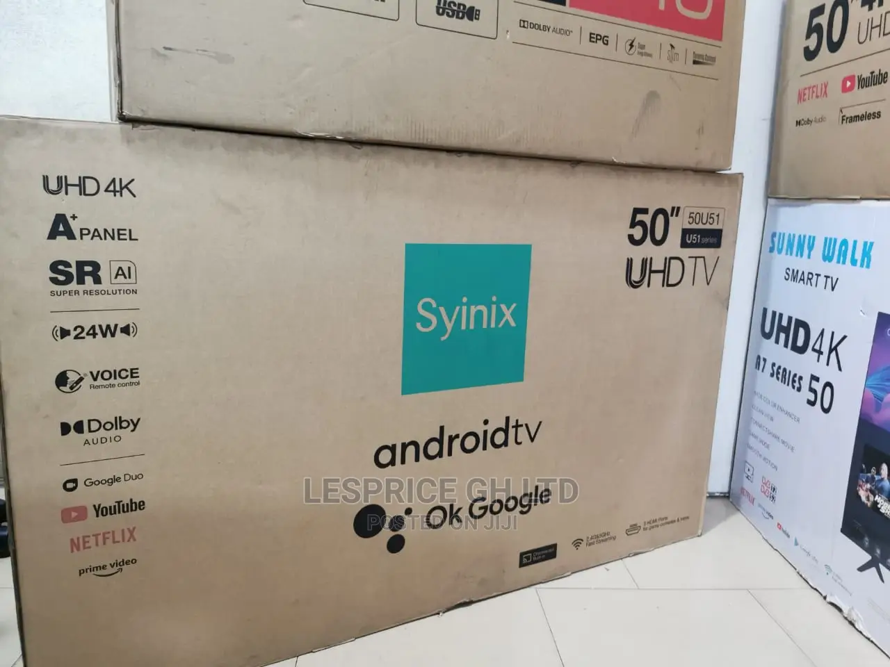 Fascinating Syinix 50 Smart Android UHD Tv