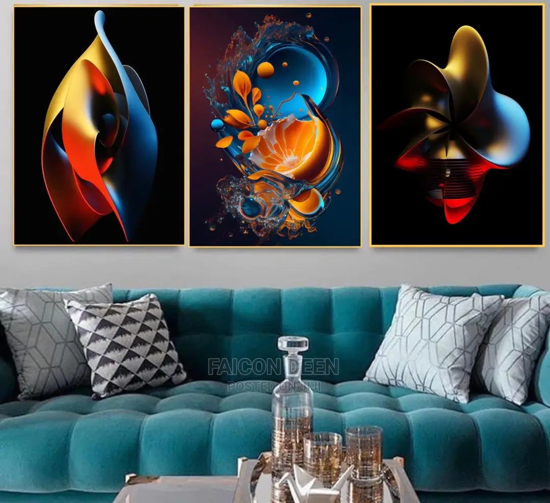 Wall Art Paintings (Available in Diff Colors Designs