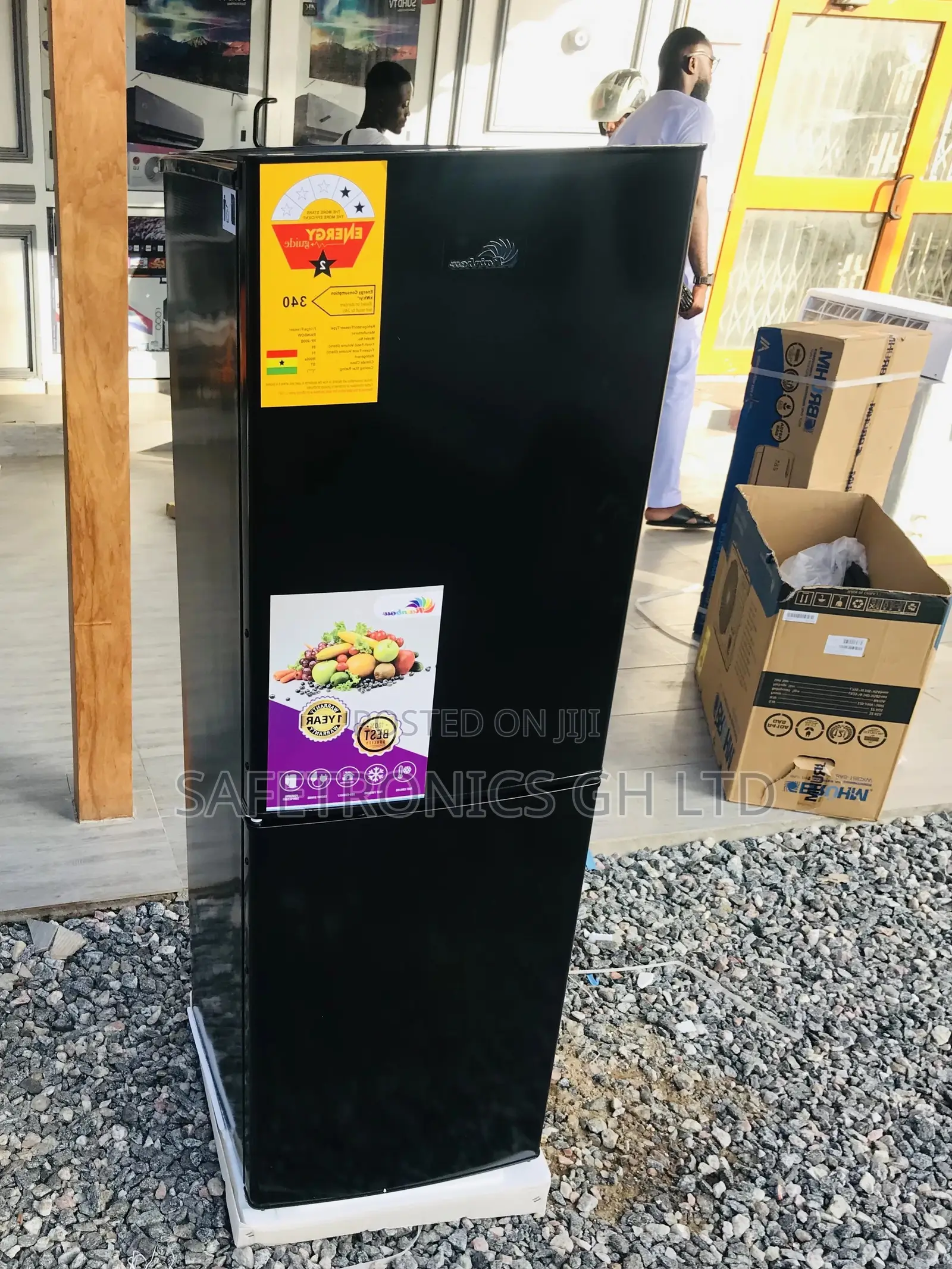 Brand New RF-200B Rainbow 140L Bottom Freezer Refrigerator