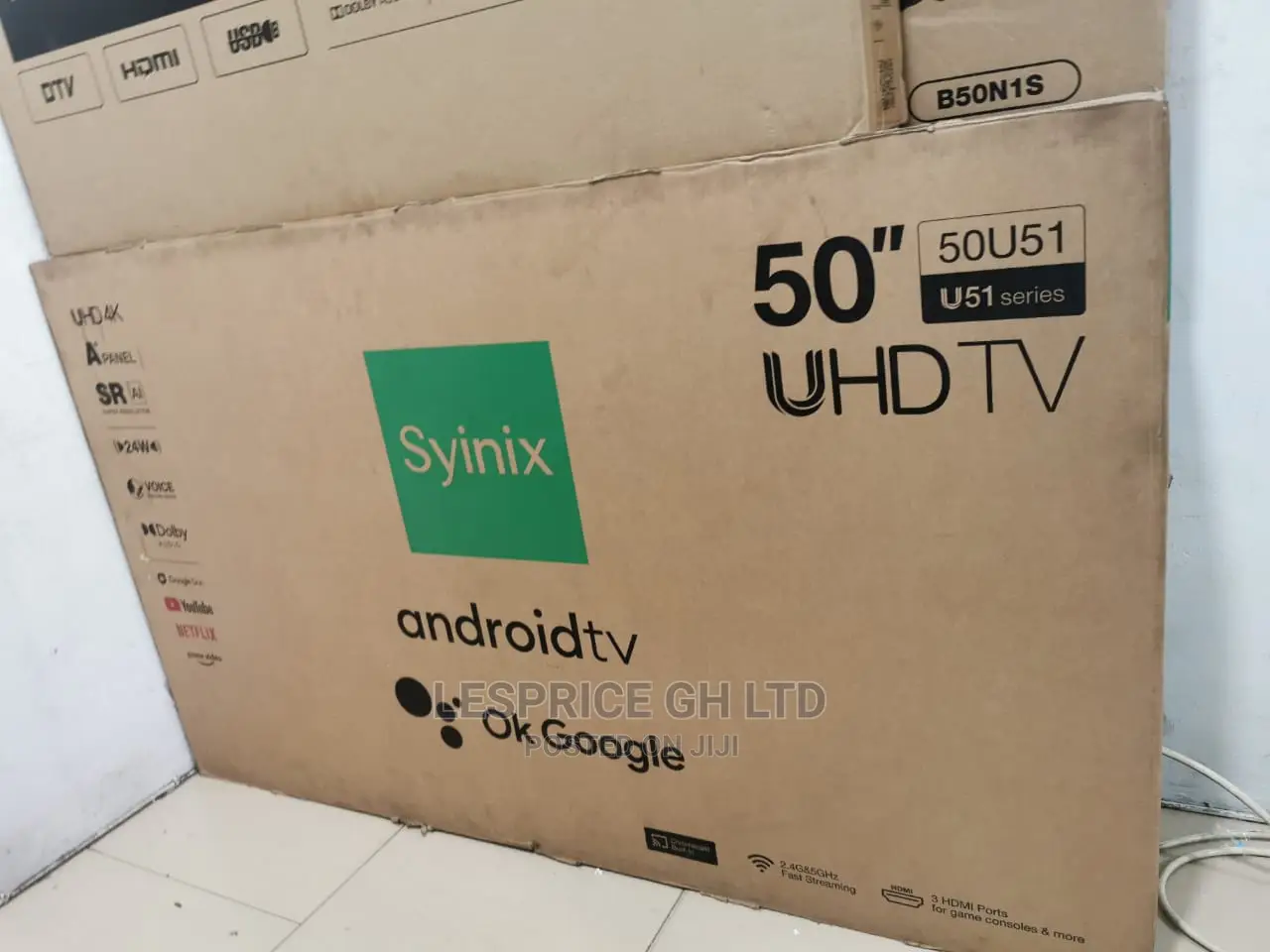 Get for Less Syinix 50 Smart Android UHD Tv