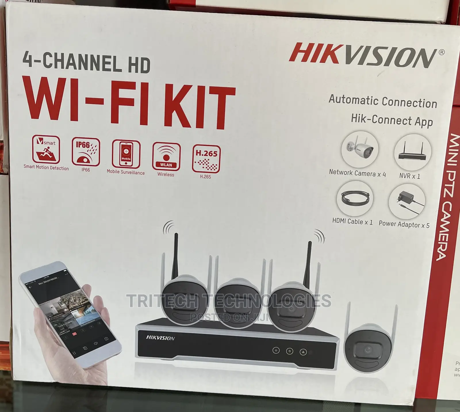 Hikvision 2mp Wi-Fi KIT Bullet With 1TB HDD