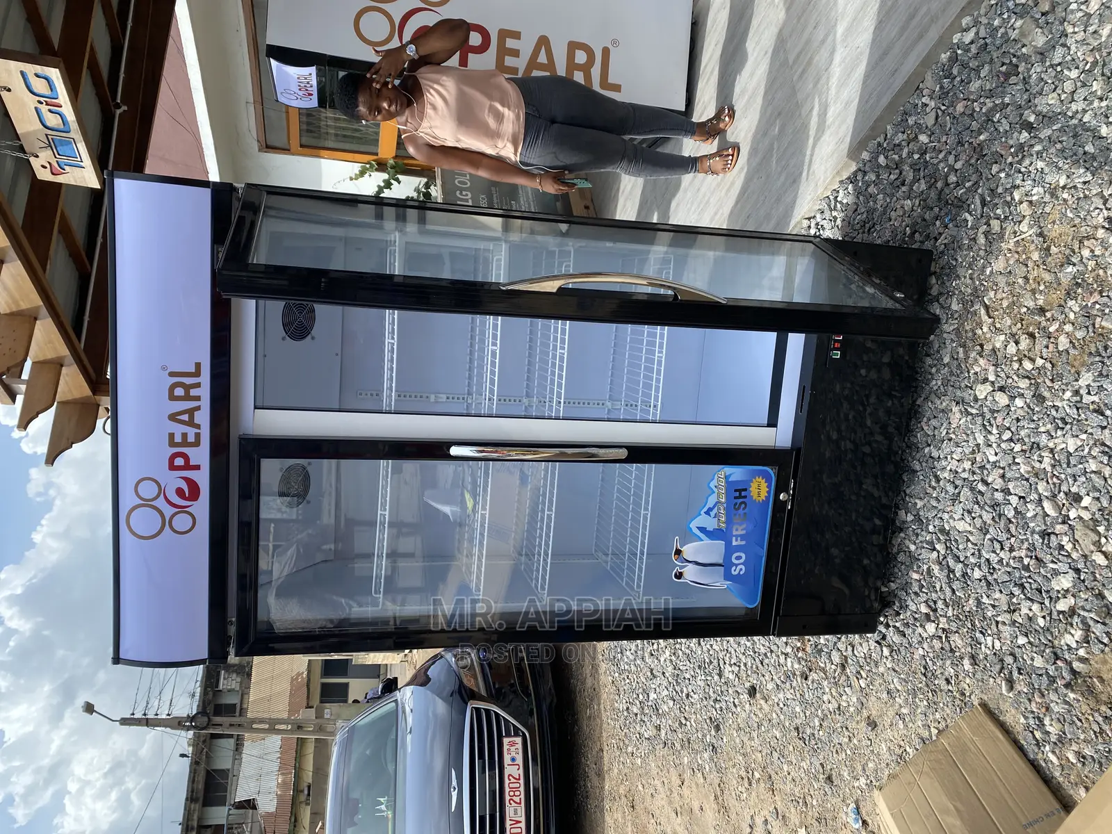 Original Pearl Double Door Refrigerator(PVC-74)568 Litres 