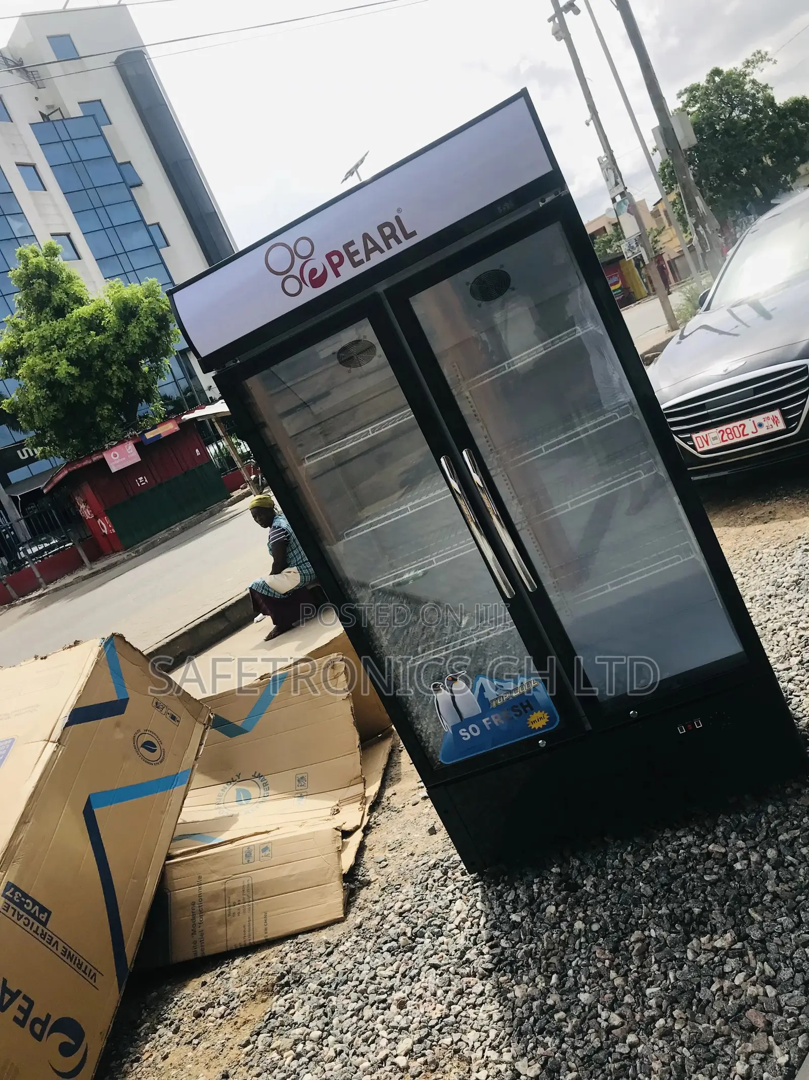 Best PVC-74 Pearl Double Door Fridge