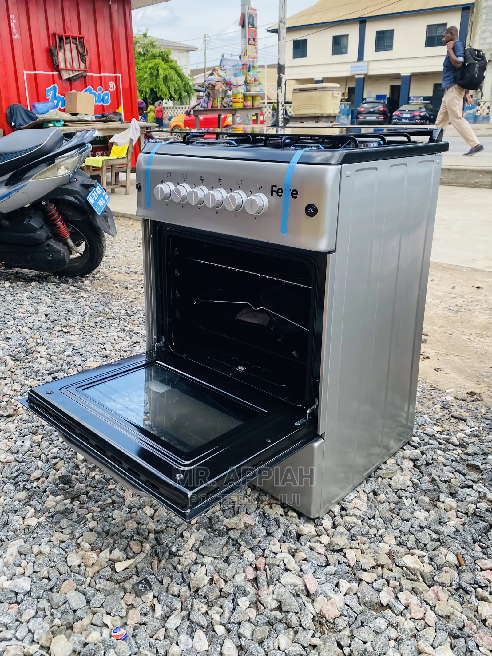 Fresh in Box Ferre 60x60 4 Burner With Oven and Grill 