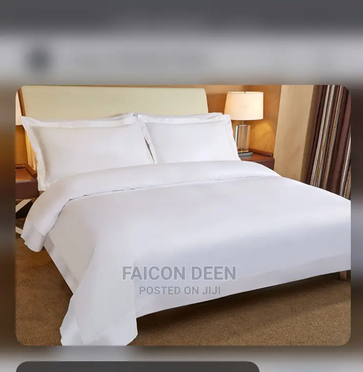 Quality White Bedsheets (100% Cotton)Also in Diff Colors