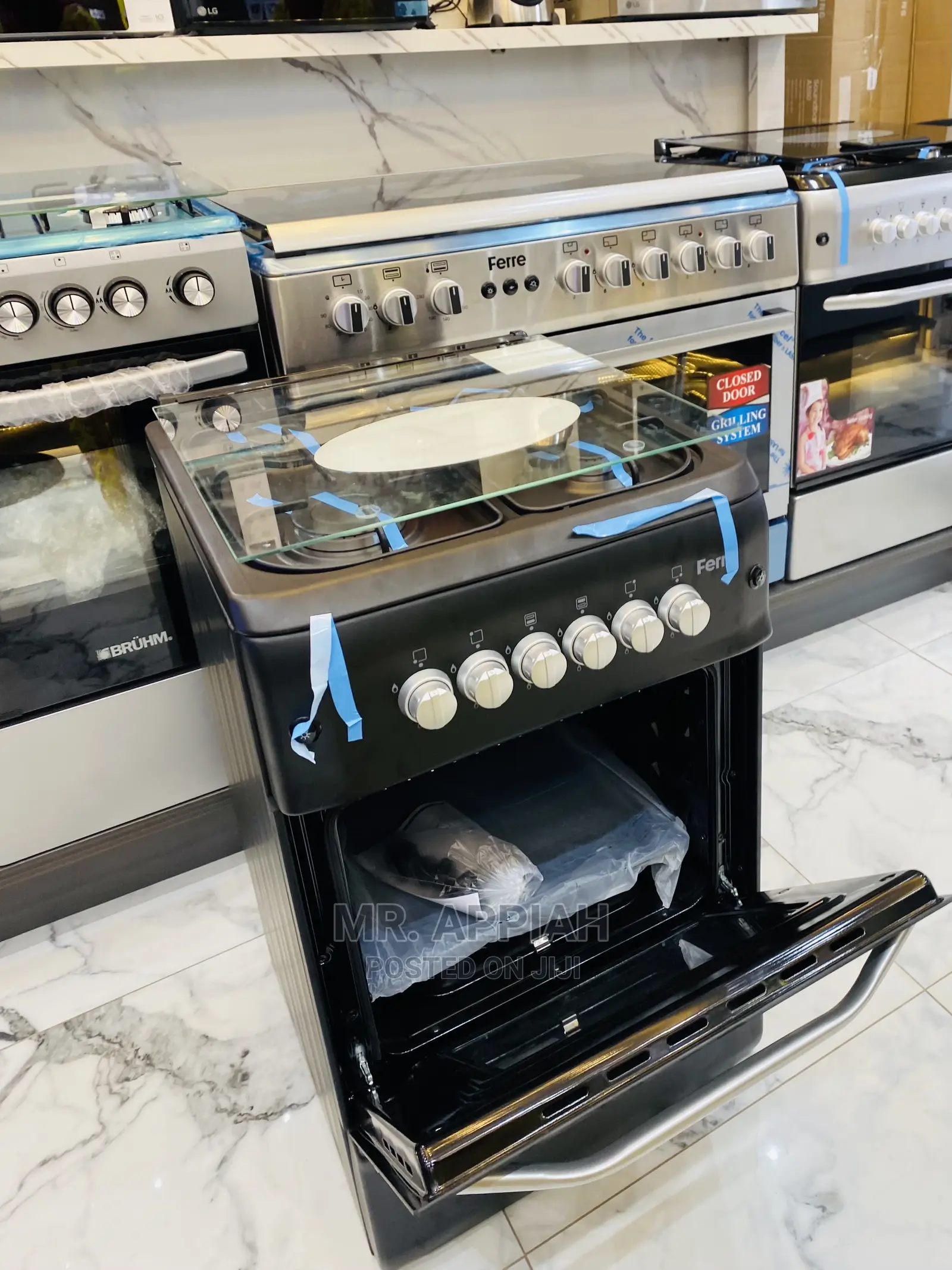 Your Kitchen Deserves Volcano Ferre 4-Burner and Oven(50x55)