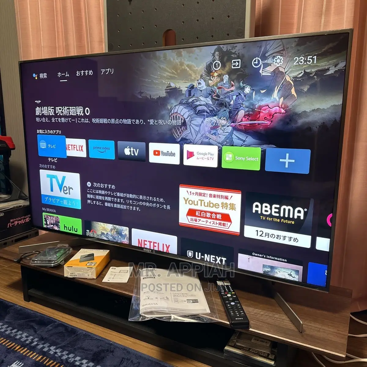 High Quality Sony BRAVIA Satelite Tv 75X8000H.