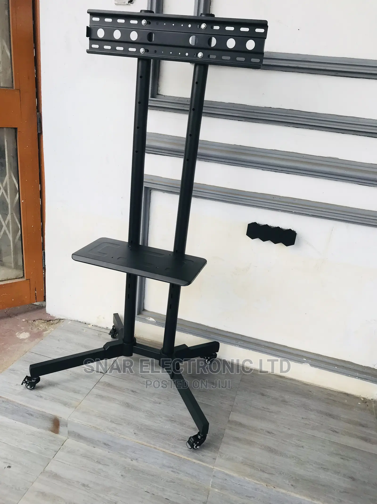 Brand New TV Trolley Stand, 37-70" With Shelf and Wheels