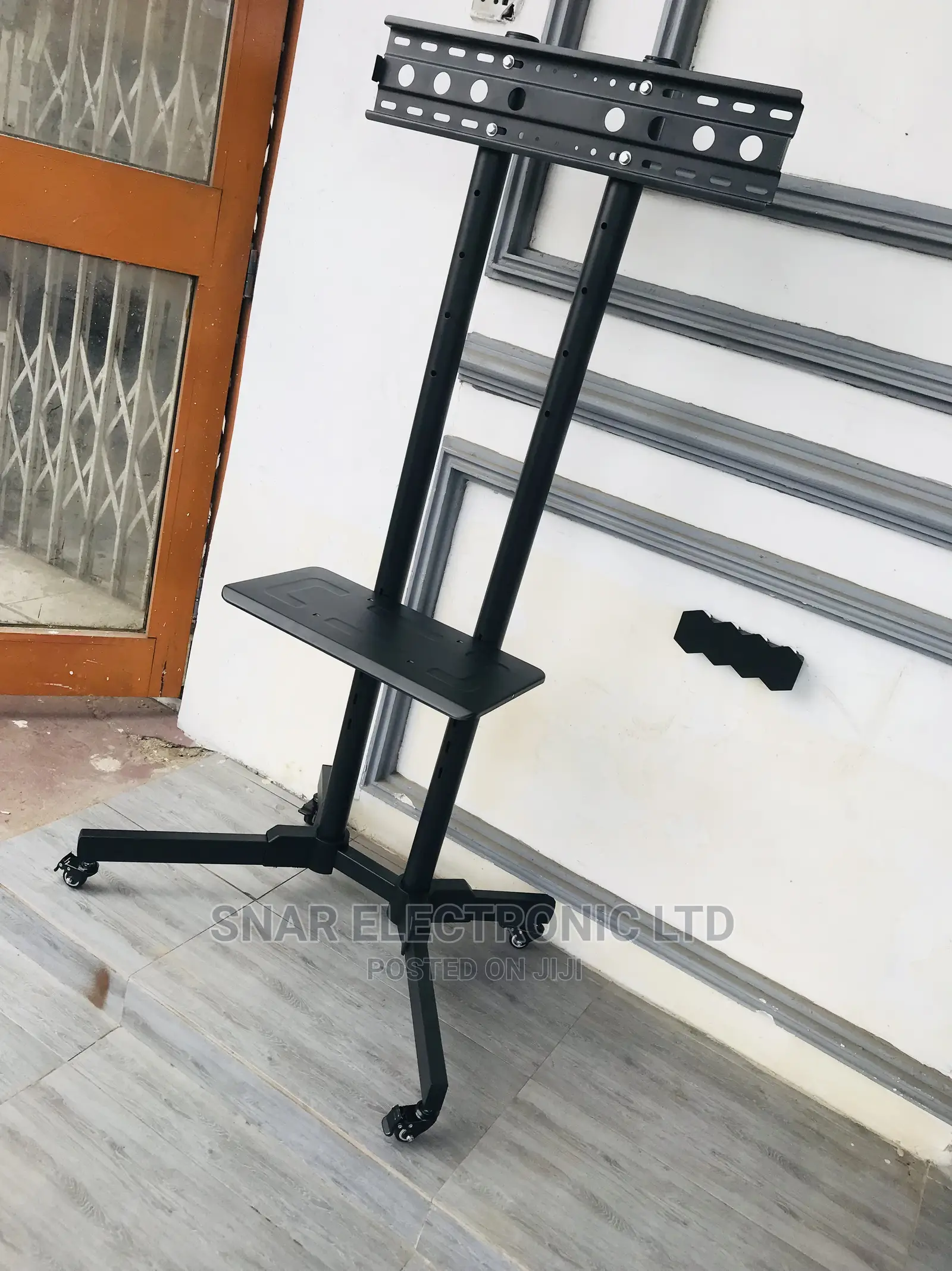 Originally TV Trolley Stand, 37-70" With Shelf and Wheels